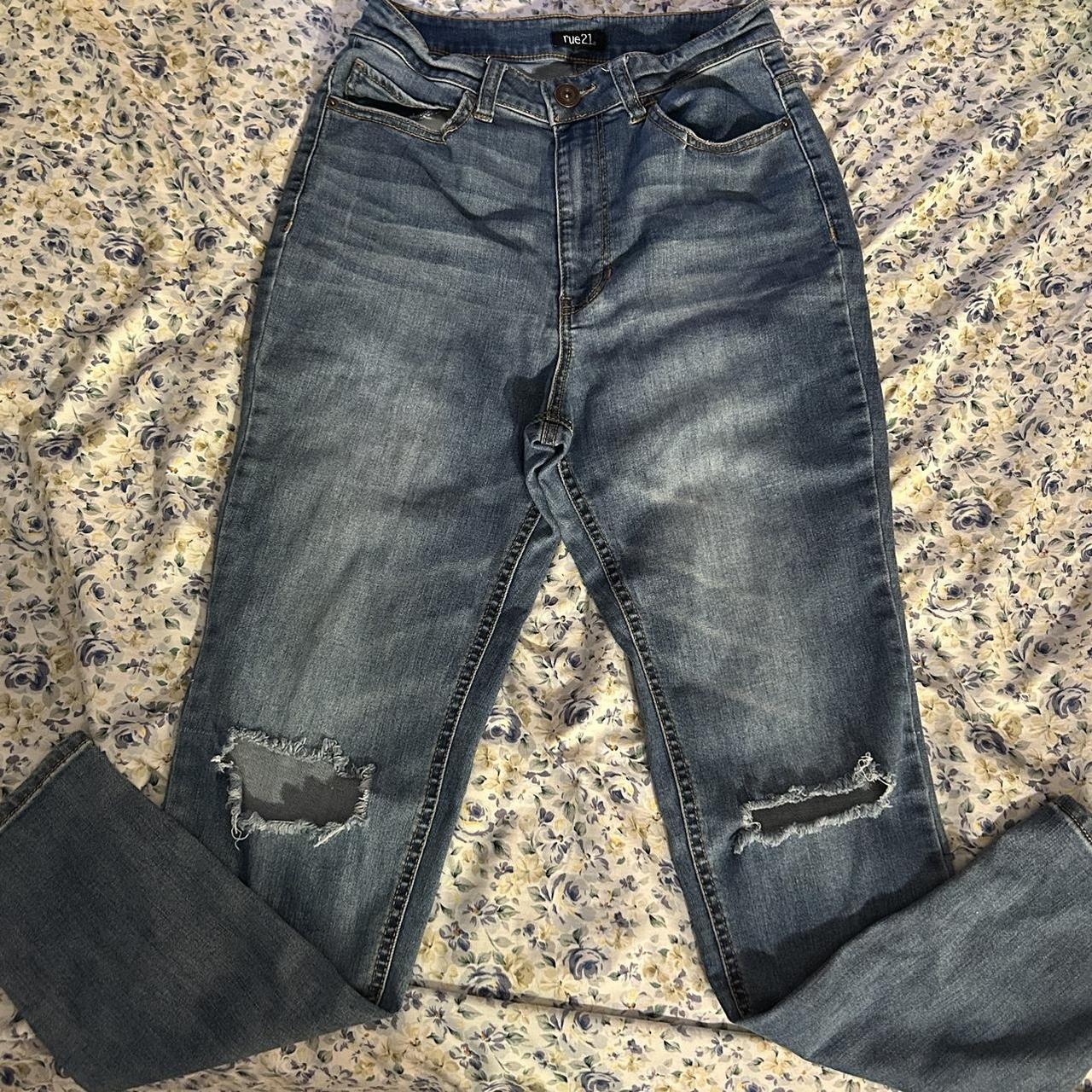 Rue 21 Women's Blue Jeans | Depop