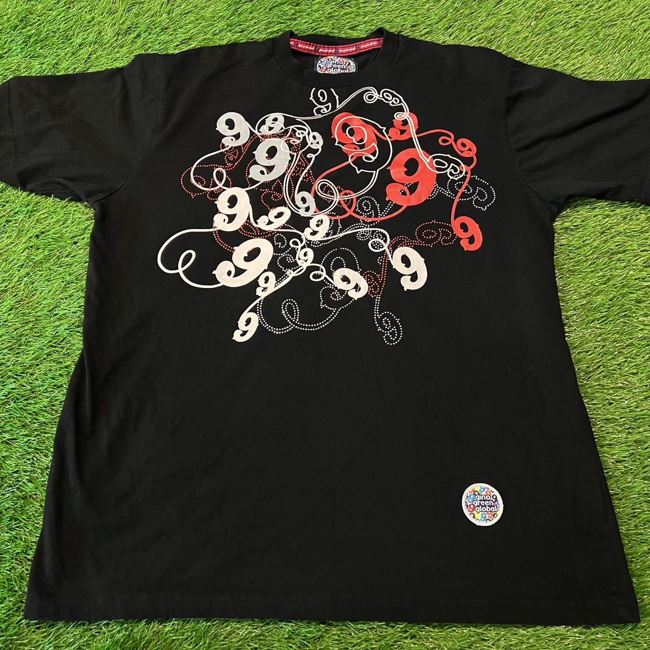 Vintage Gino Green Global 999 Y2K AOP Depop