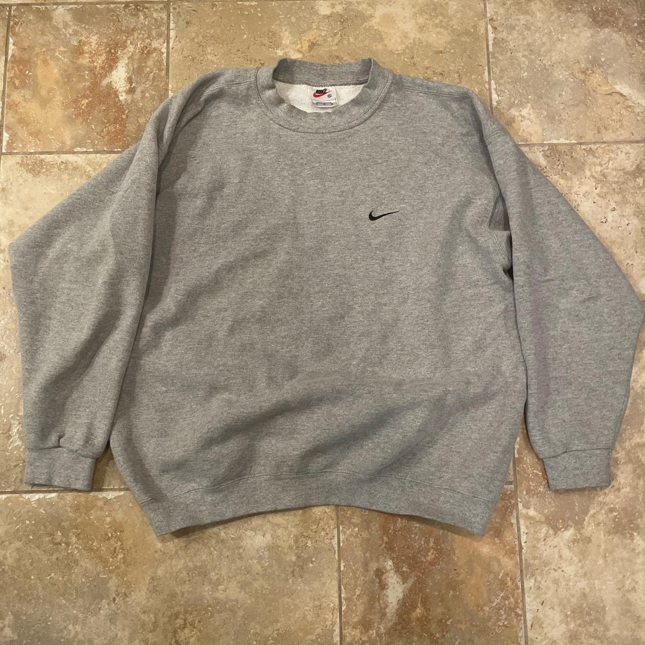 Nike Men's Grey Jumper | Depop