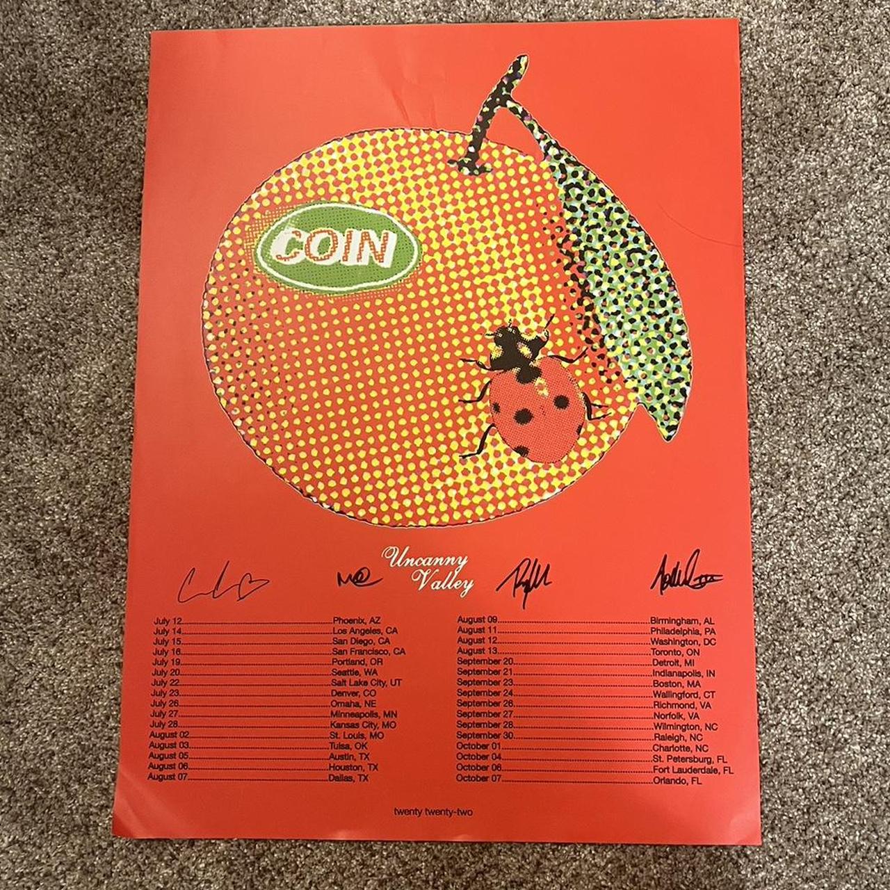 COIN autographed 2024 poster