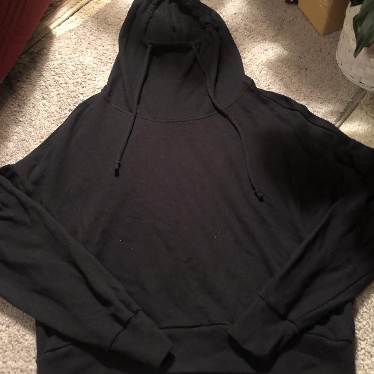 Thin black hoodie No pockets From khols Worn a Depop