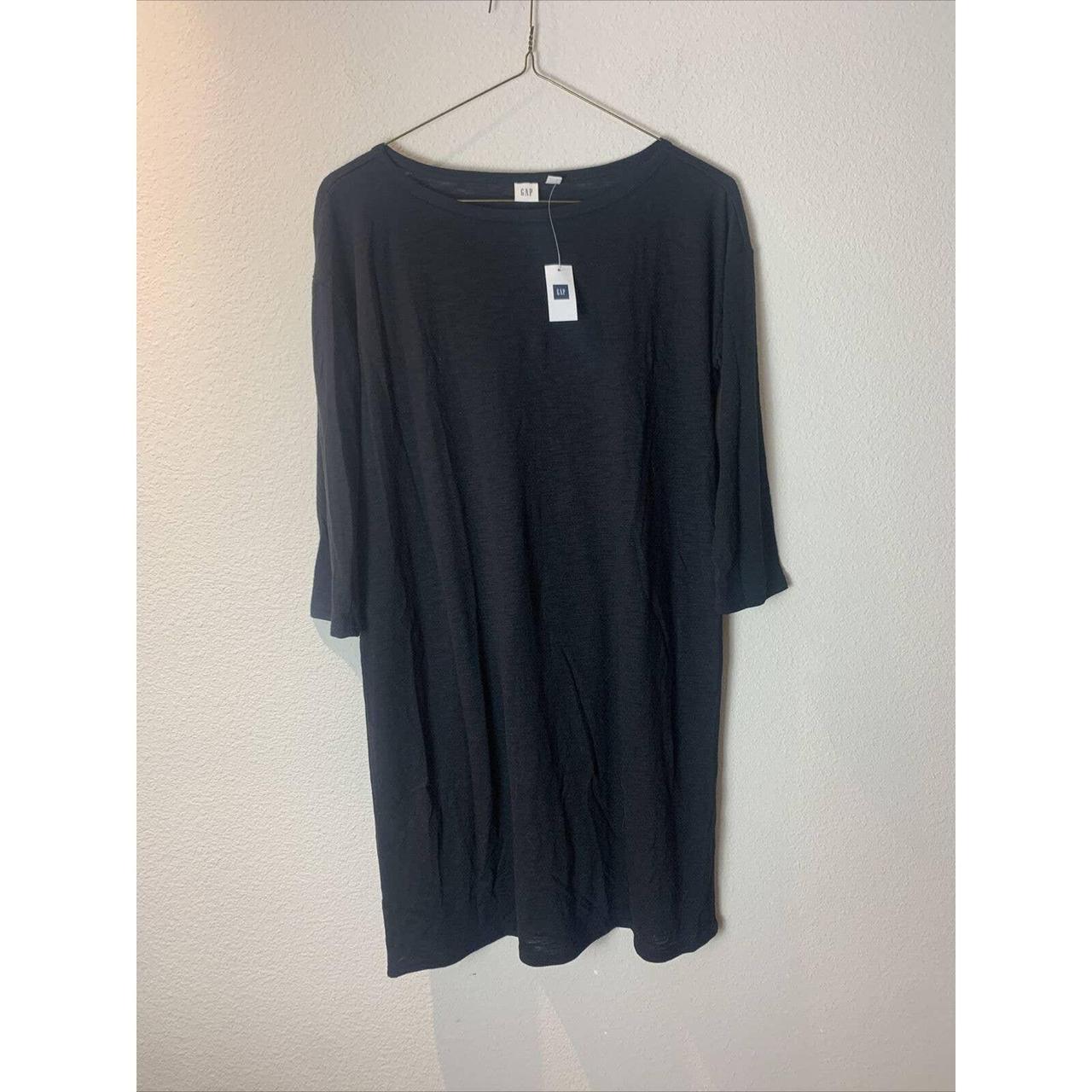 Gap black on sale t shirt dress