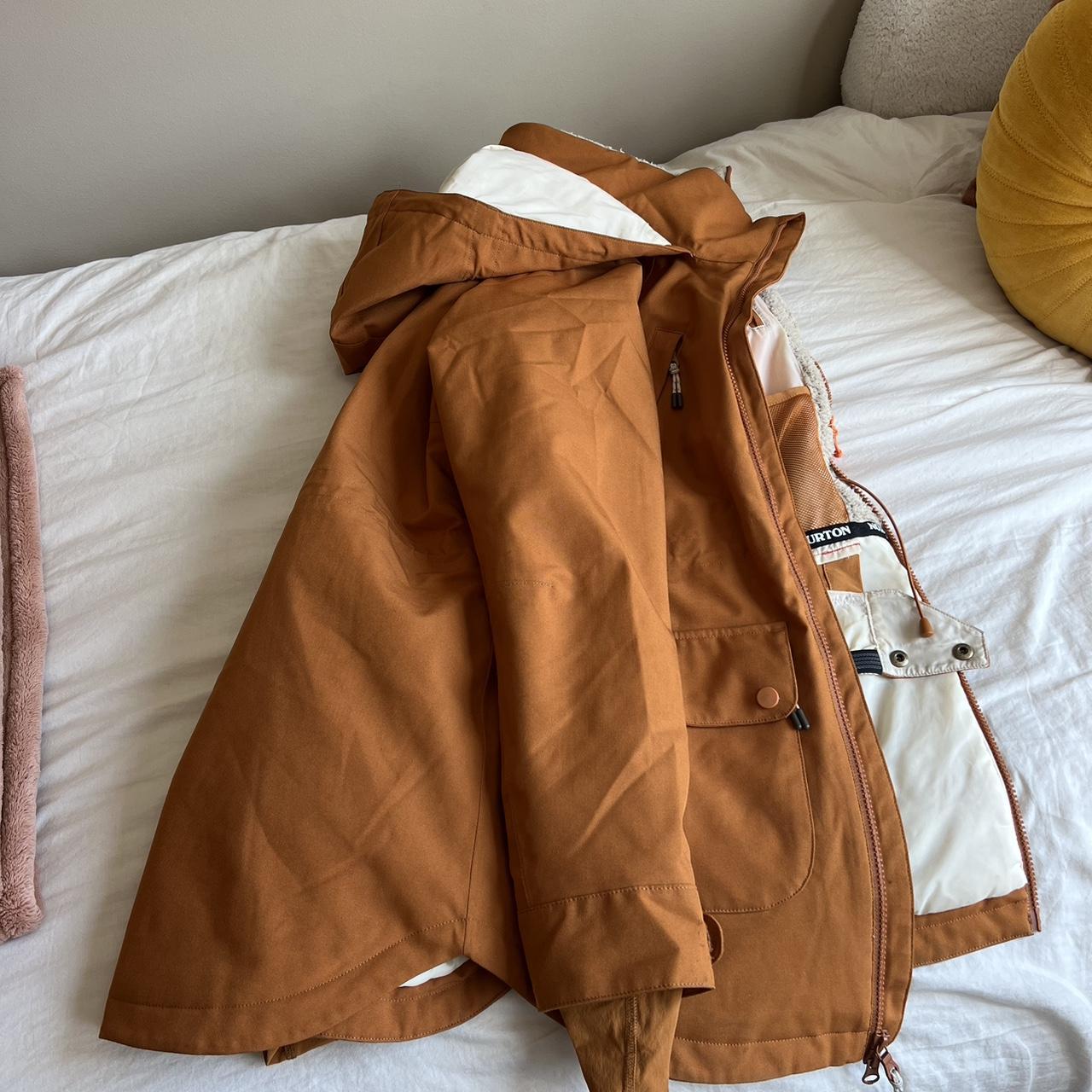 Burton Women's Orange Jacket Depop