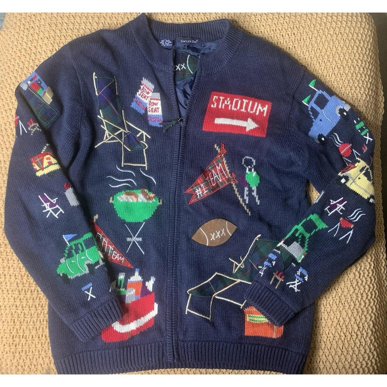 Women's Sweater - Multi - 4 – Vintage Women's Sma… - image 1