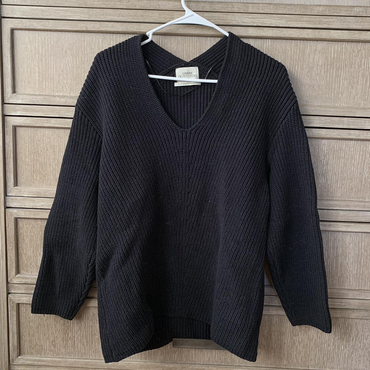 Urban Outfitters knit black sweater, V neck,
