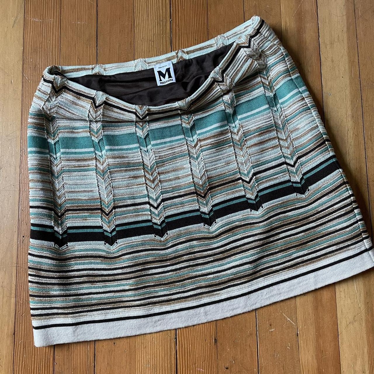 Missoni Women's Brown and Gold Skirt