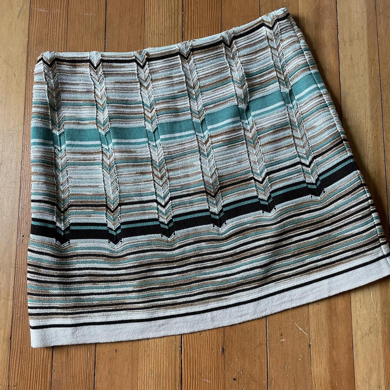 Missoni Women's Brown and Gold Skirt (2)
