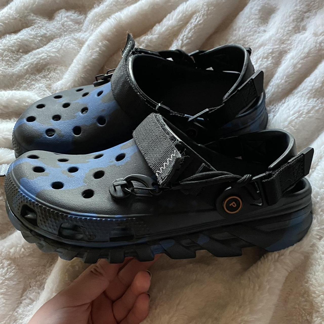 Post malone crocs blue and online black