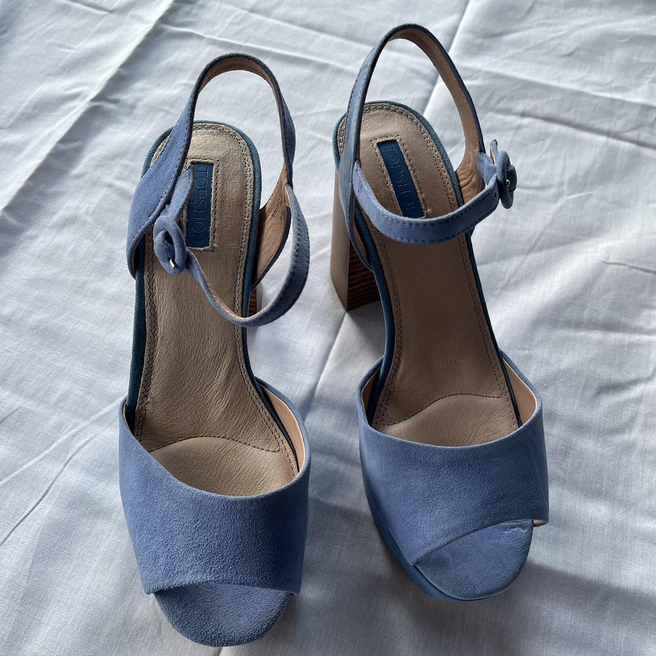 Women's Blue Sandals | Depop