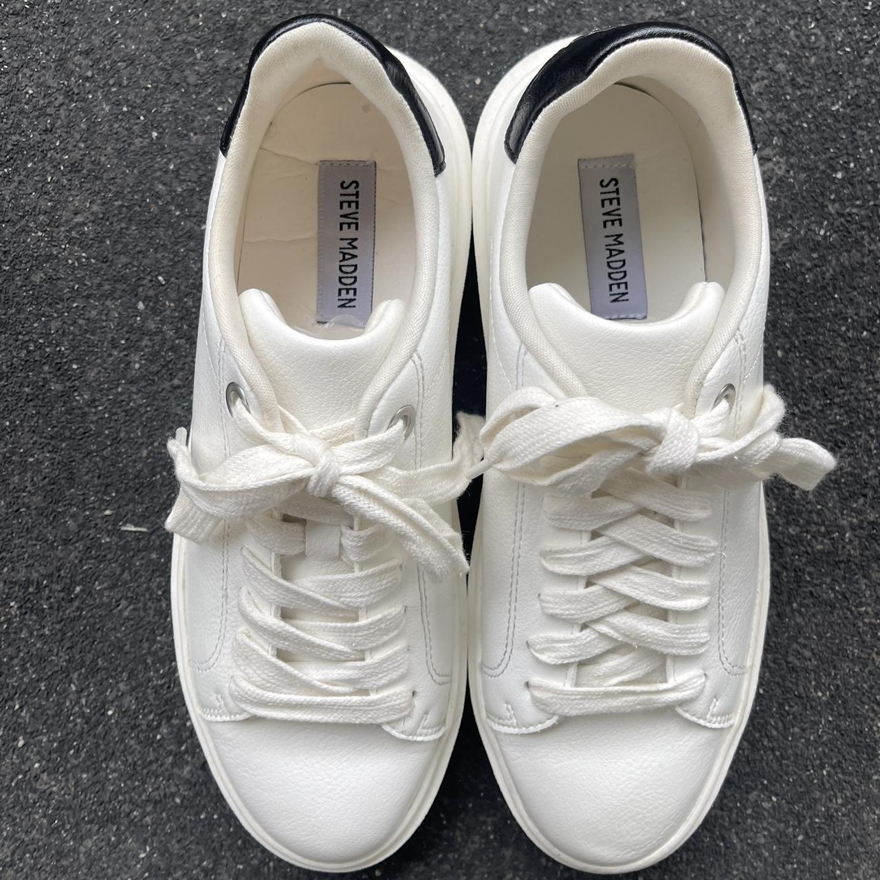 Steve Madden Charlie Platform Sneakers - Gently Worn - Depop