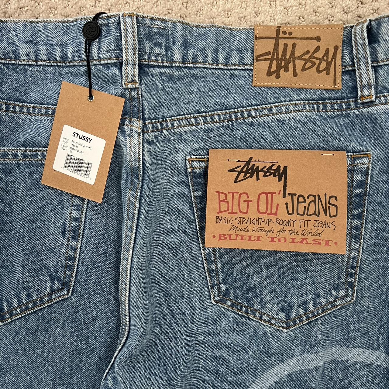 Stüssy SS Link Jeans Size 30 Brand new Opium | Depop