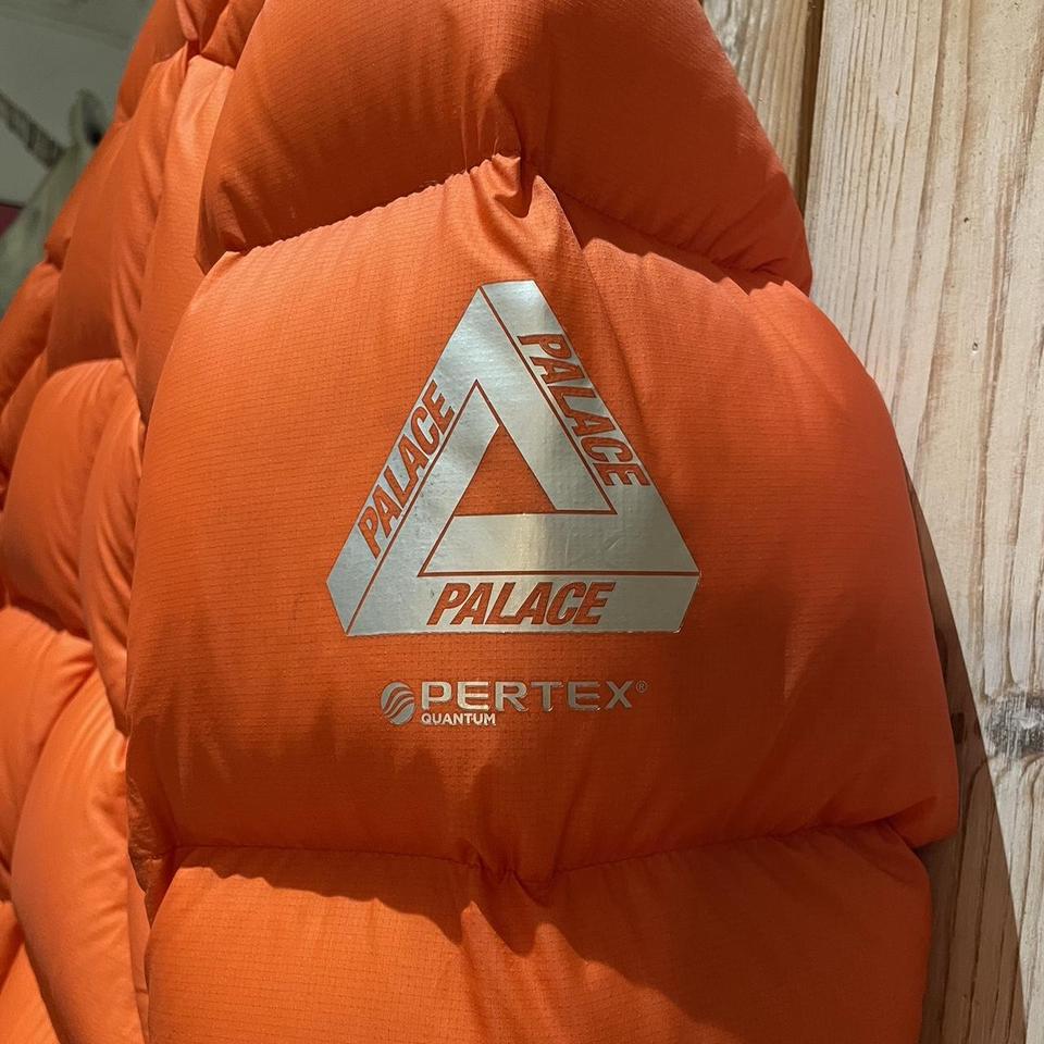 Palace orange outlet puffer