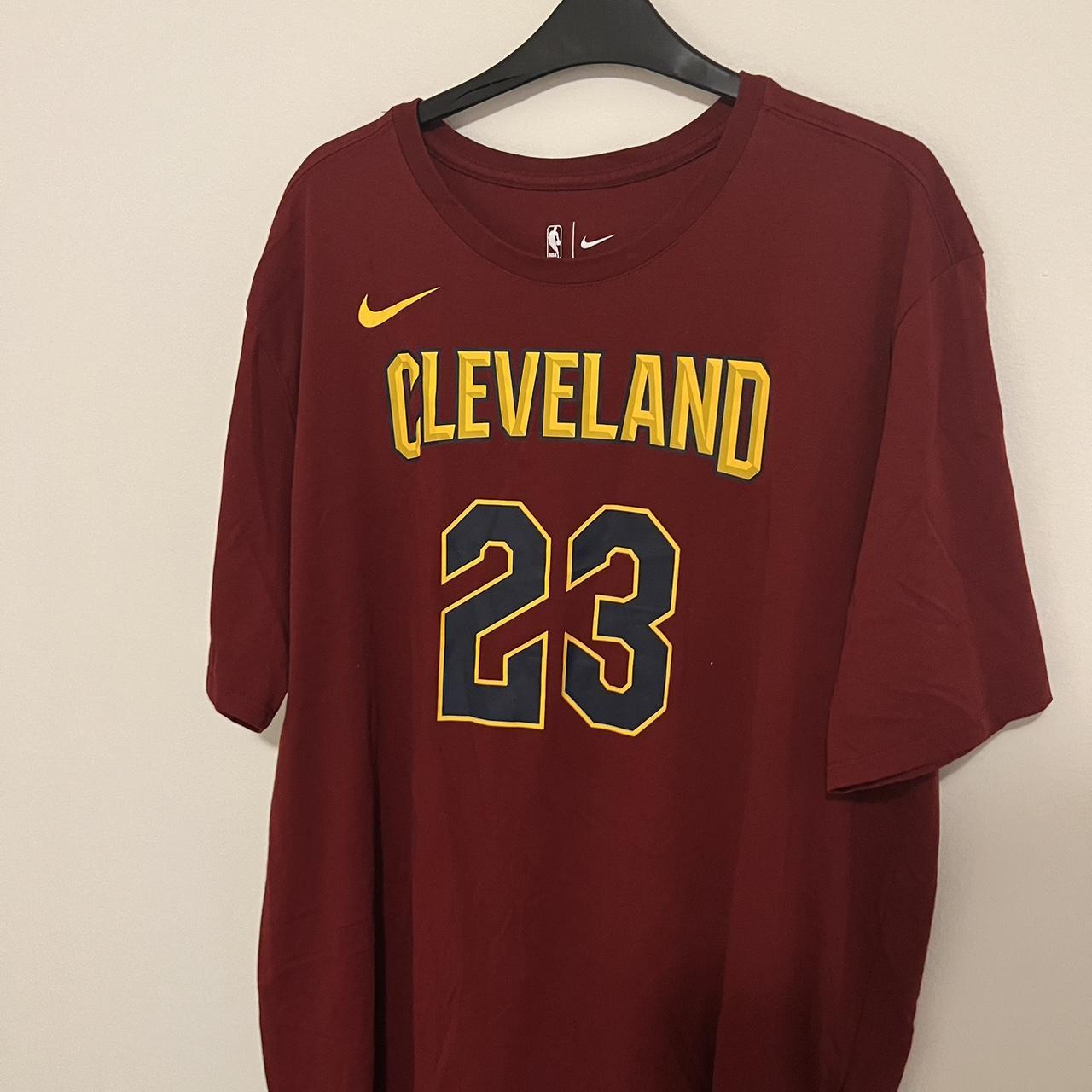 Nike LeBron James Cleveland Cavaliers Dry Short Sleeve T-Shirt Red