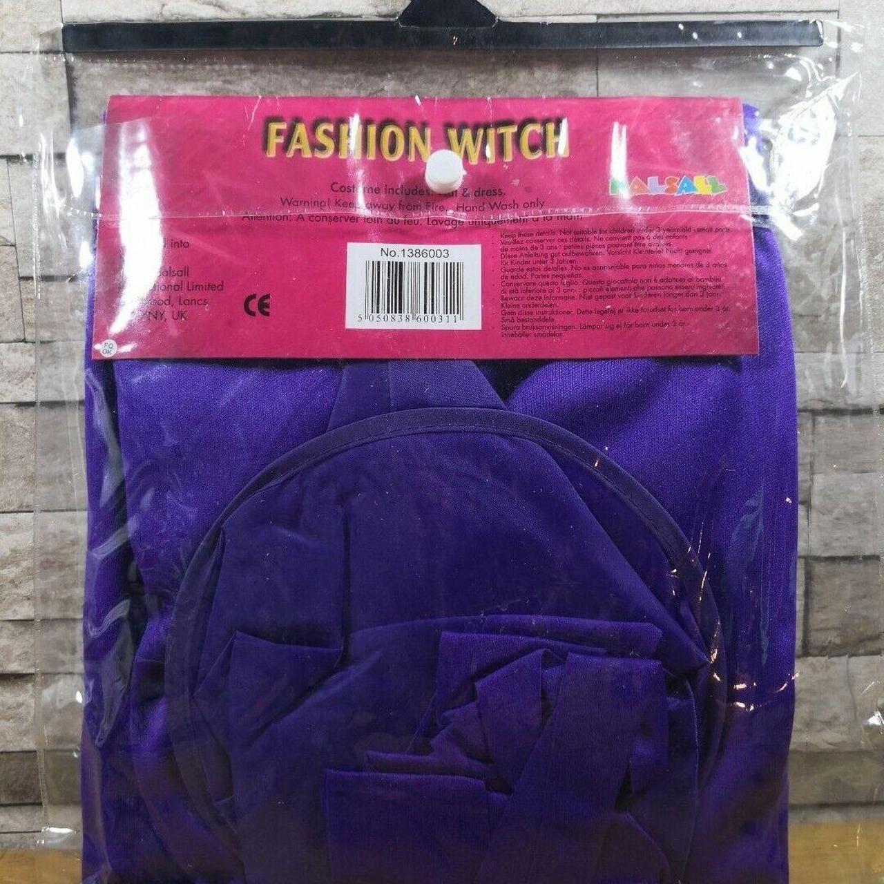 Purple Witch Fancy Dress Costume With Hat Age 11 Depop