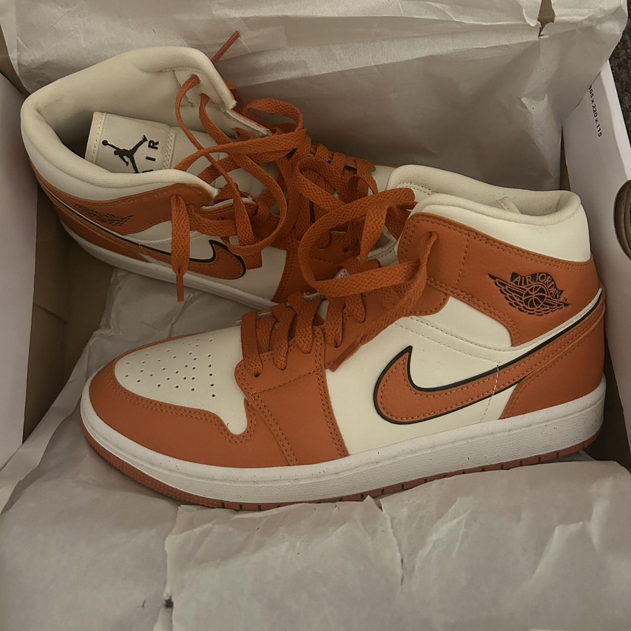 new jordan ones orange