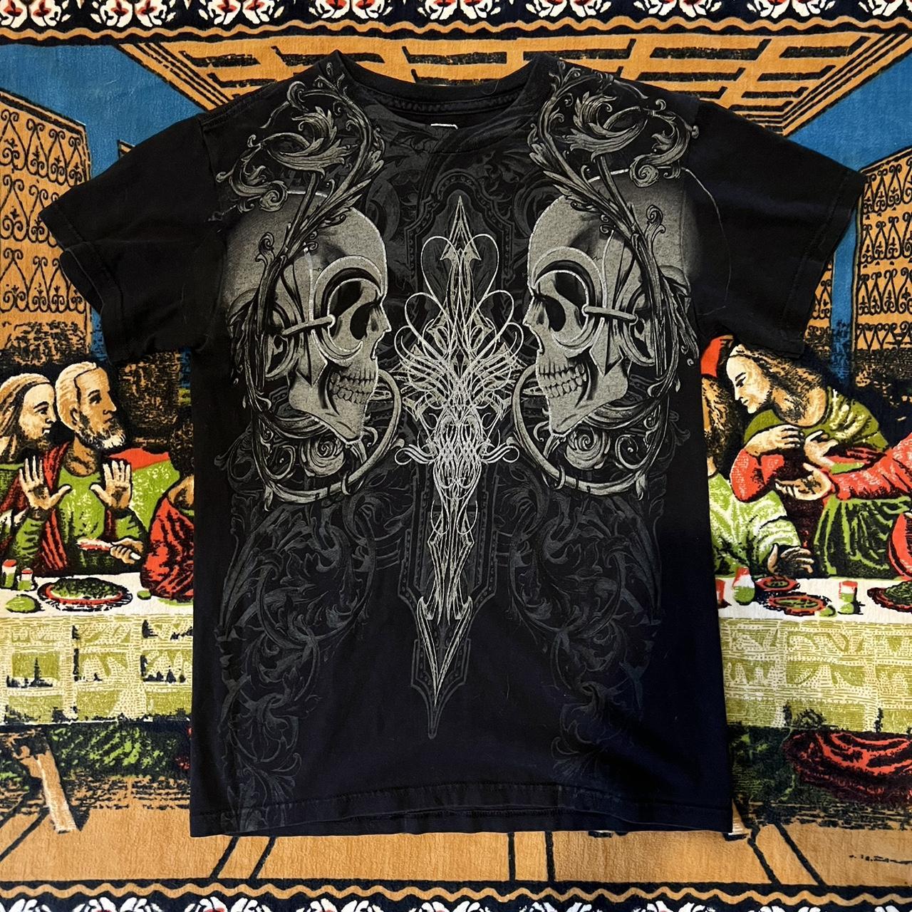 トップス affliction mma elite tapout Vintage Y2K MMA Elite Affliction Tap Out Long Sleeve Shirt