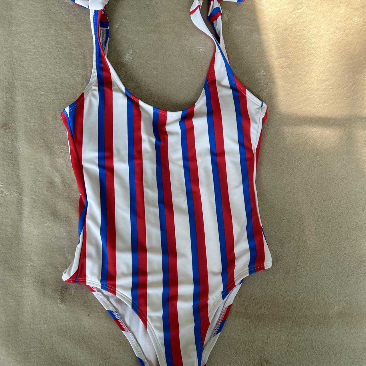 One Piece Patriotic Swimsuit Brand: No Boundaries... - Depop