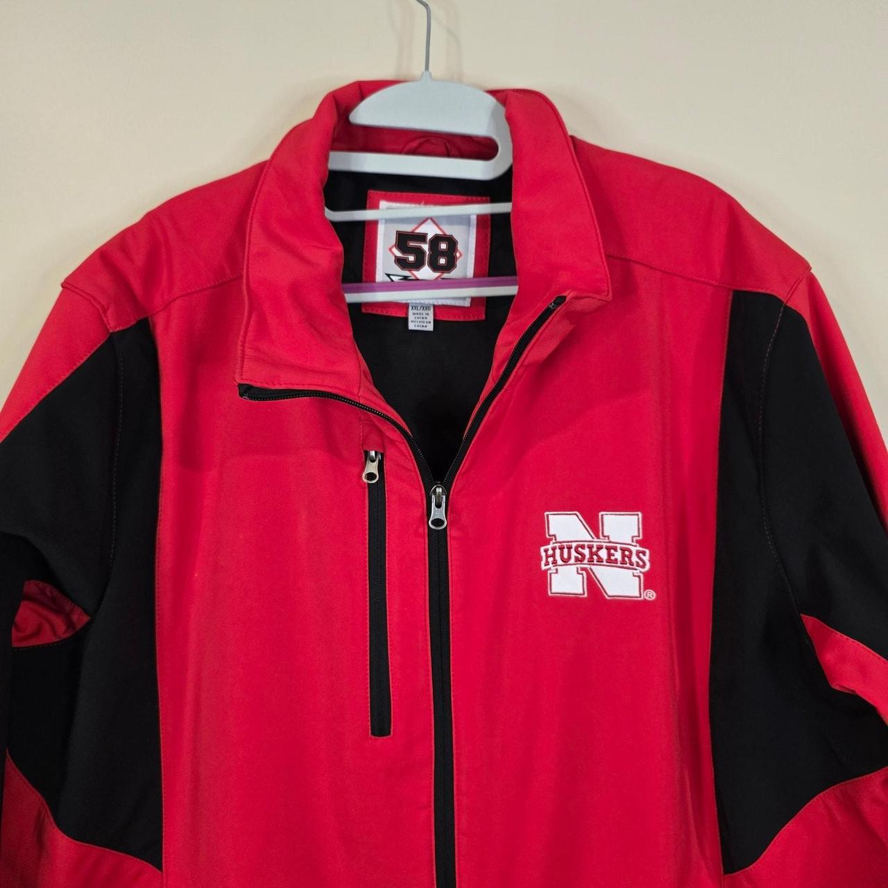 Source Unknown Men's Polyester Jacket - Red/White… - image 3