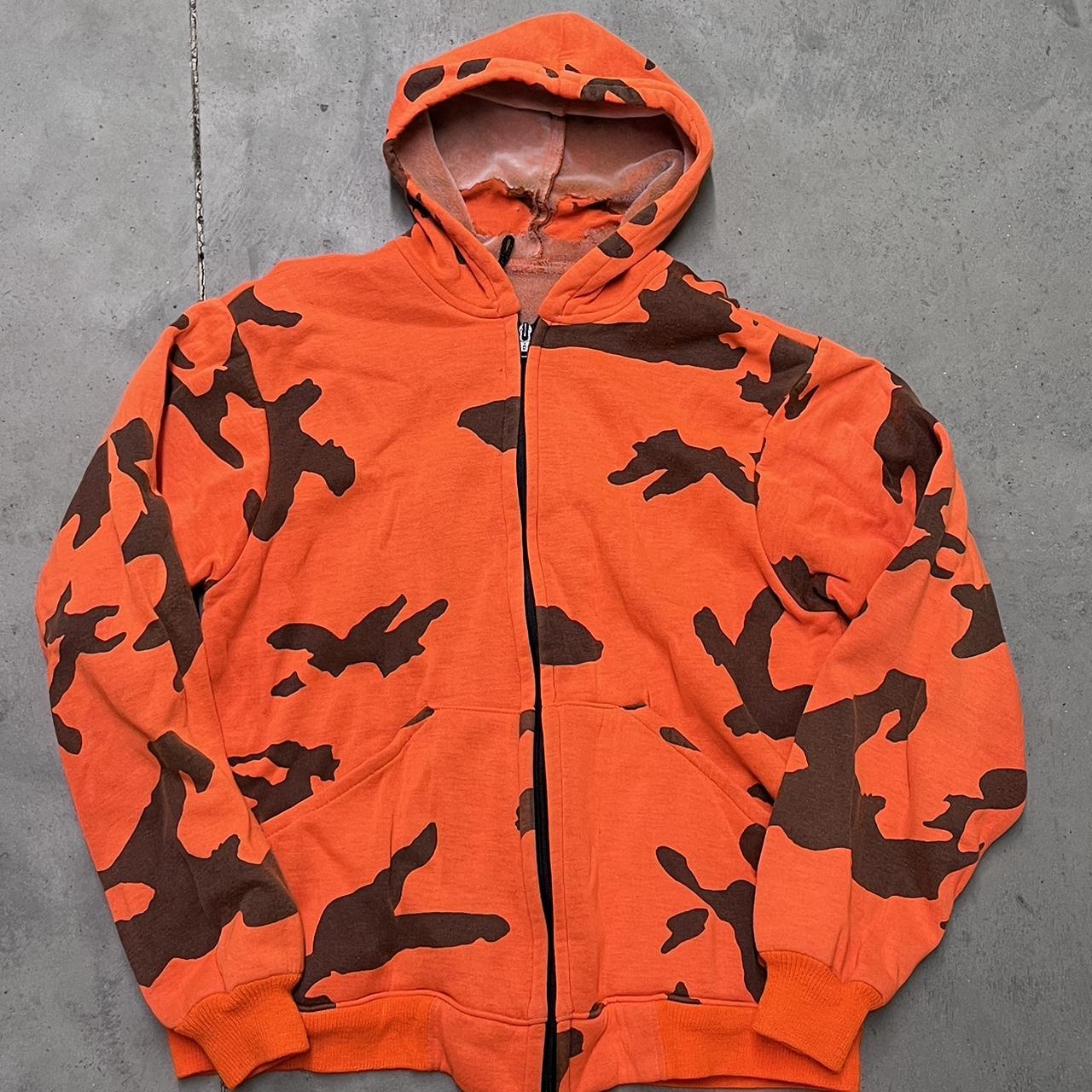 Camo hot sale orange hoodie