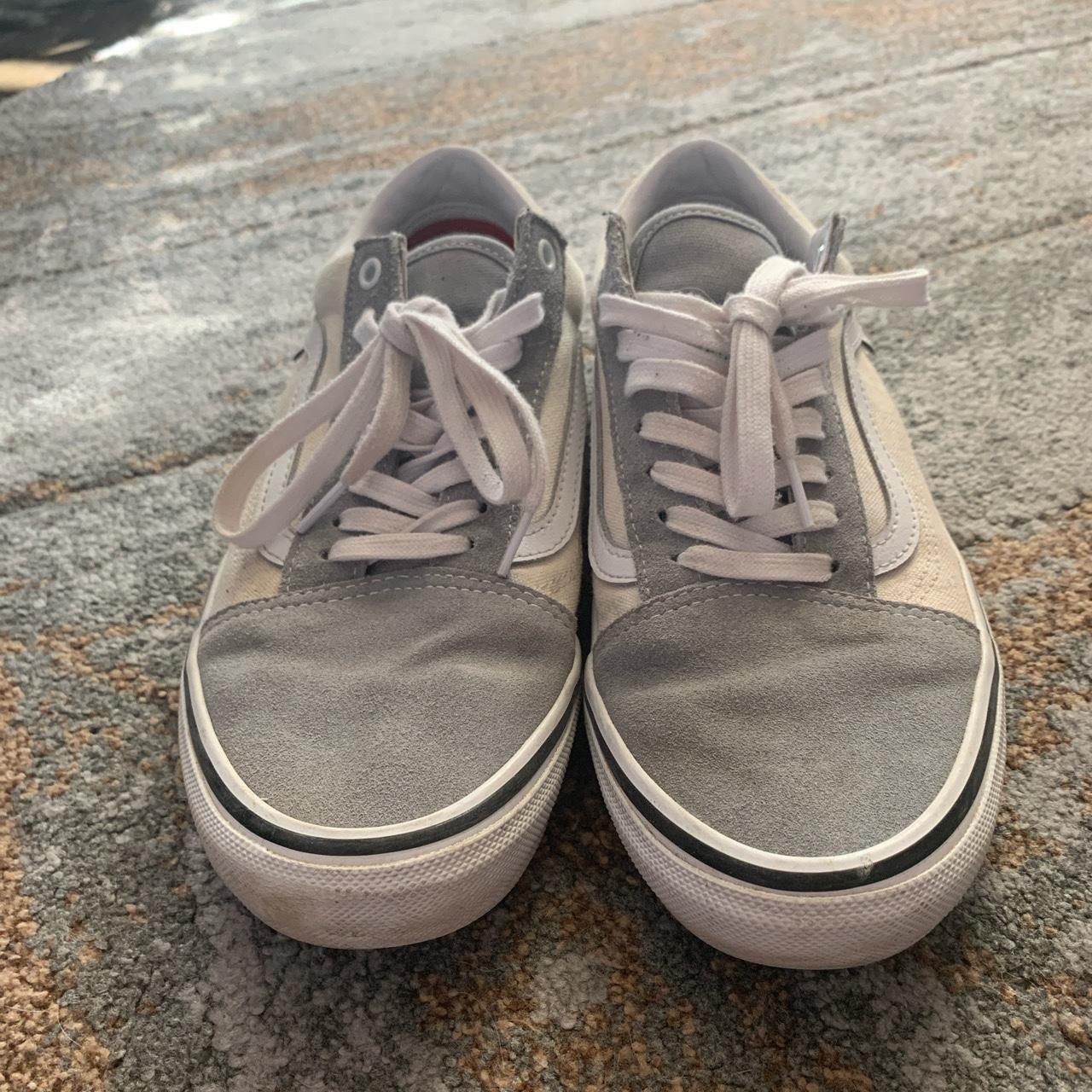 Vans Popcush Skate Shoe Cream/Gray color - Mens... - Depop