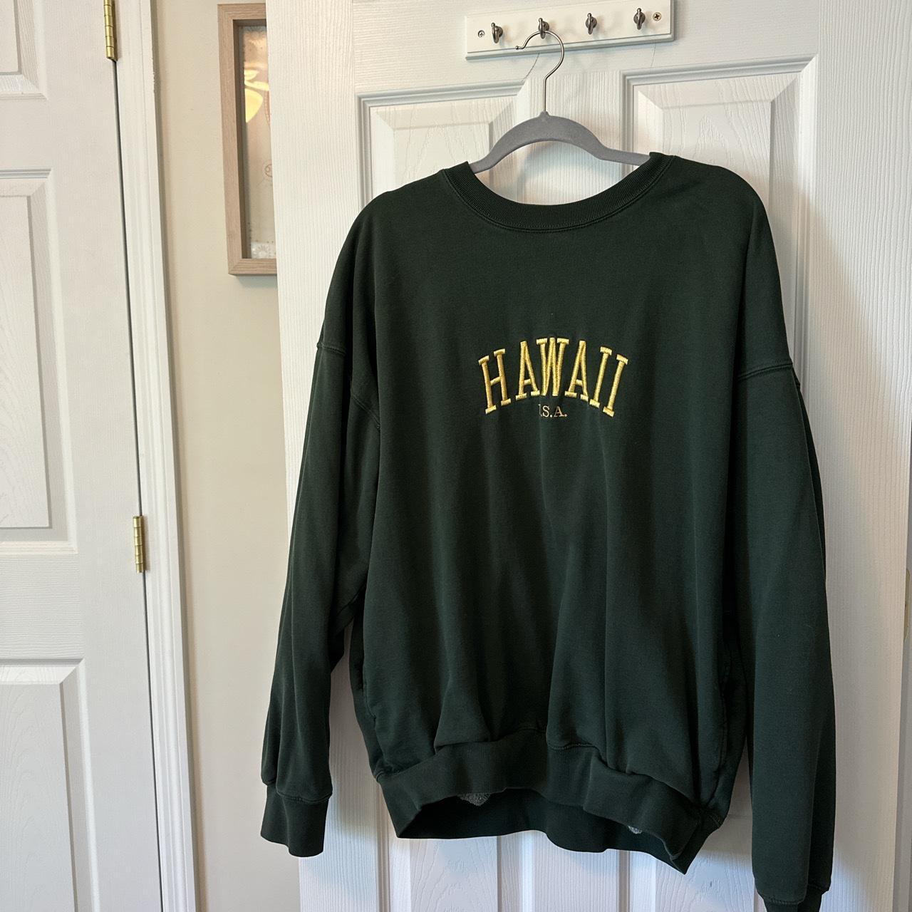 oversized brandy melville hawaii crewneck Depop