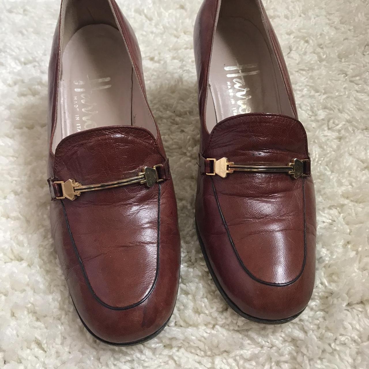 Harrods Italian leather court shoe horsebit Depop