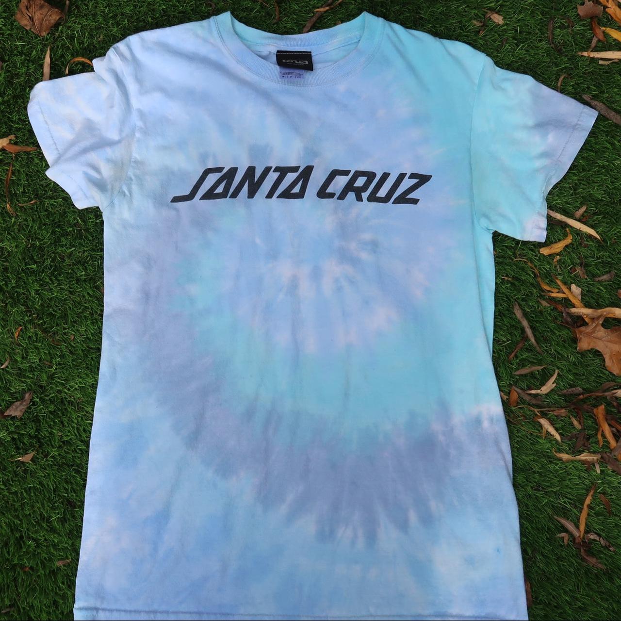 Santa Cruz Women's Blue Shirt | Depop