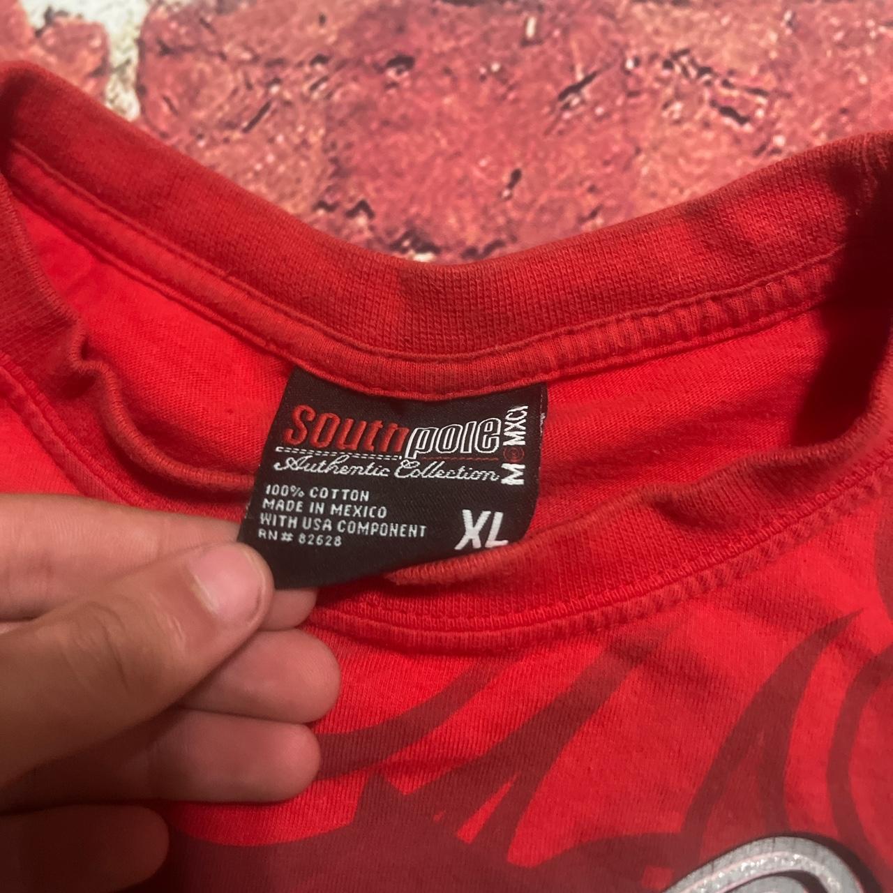Southpole Men's Red T-shirt | Depop