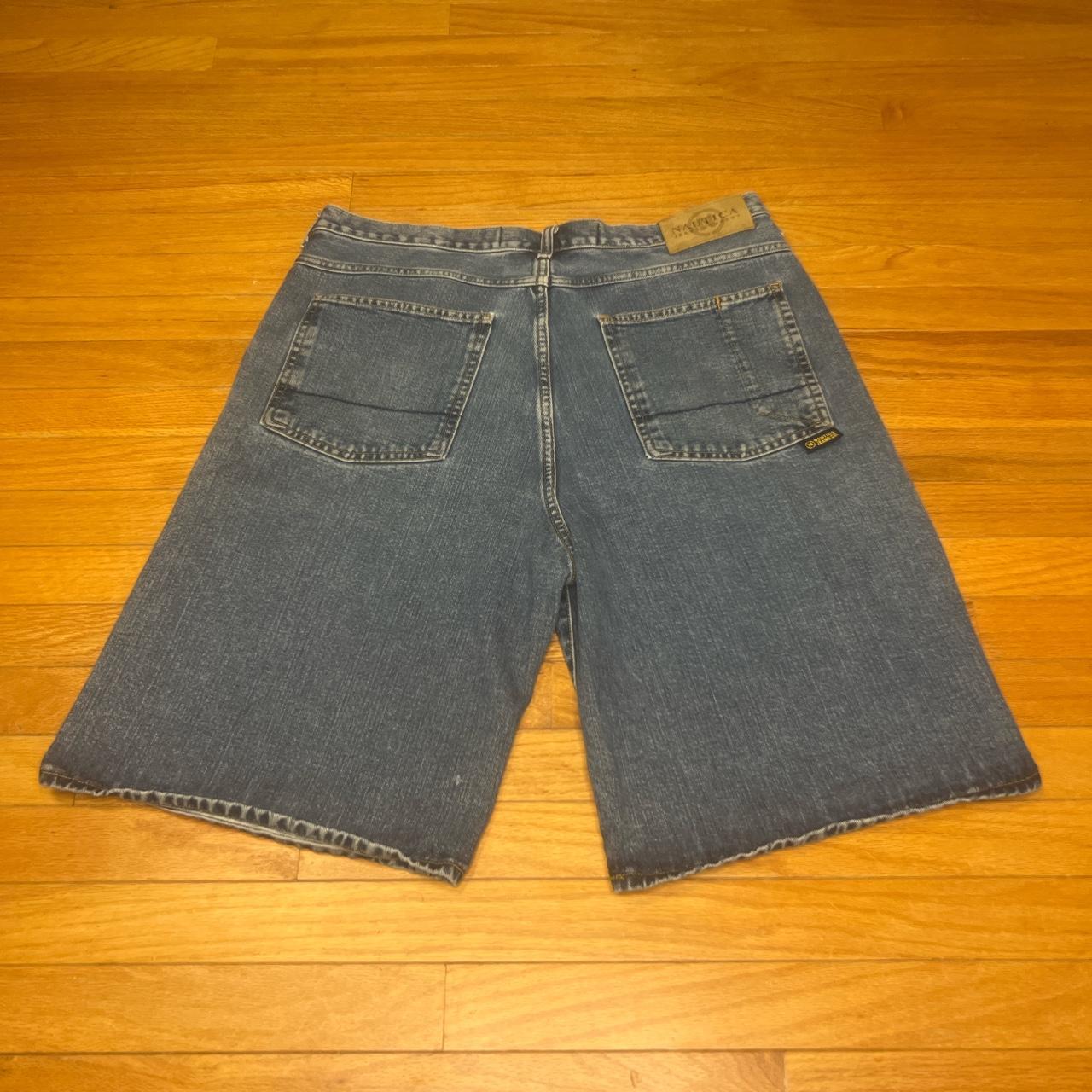 VINTAGE Y2K BAGGY NAUTICA JEAN SHORTS SIZE 38 BAGGY... - Depop