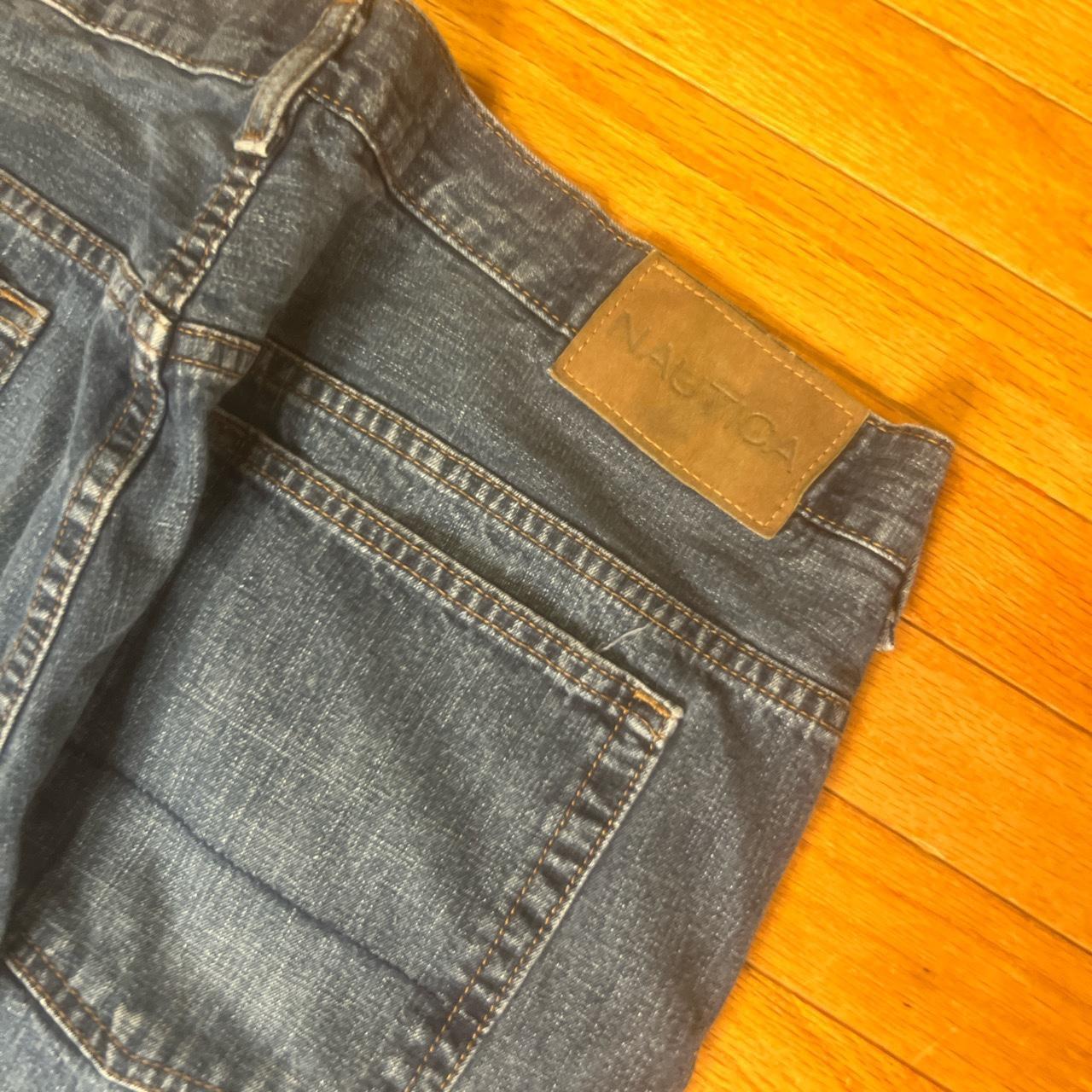 BAGGY Y2K PUNK NAUTICA JEANS SIZE 42 FREE SHIPPING... - Depop