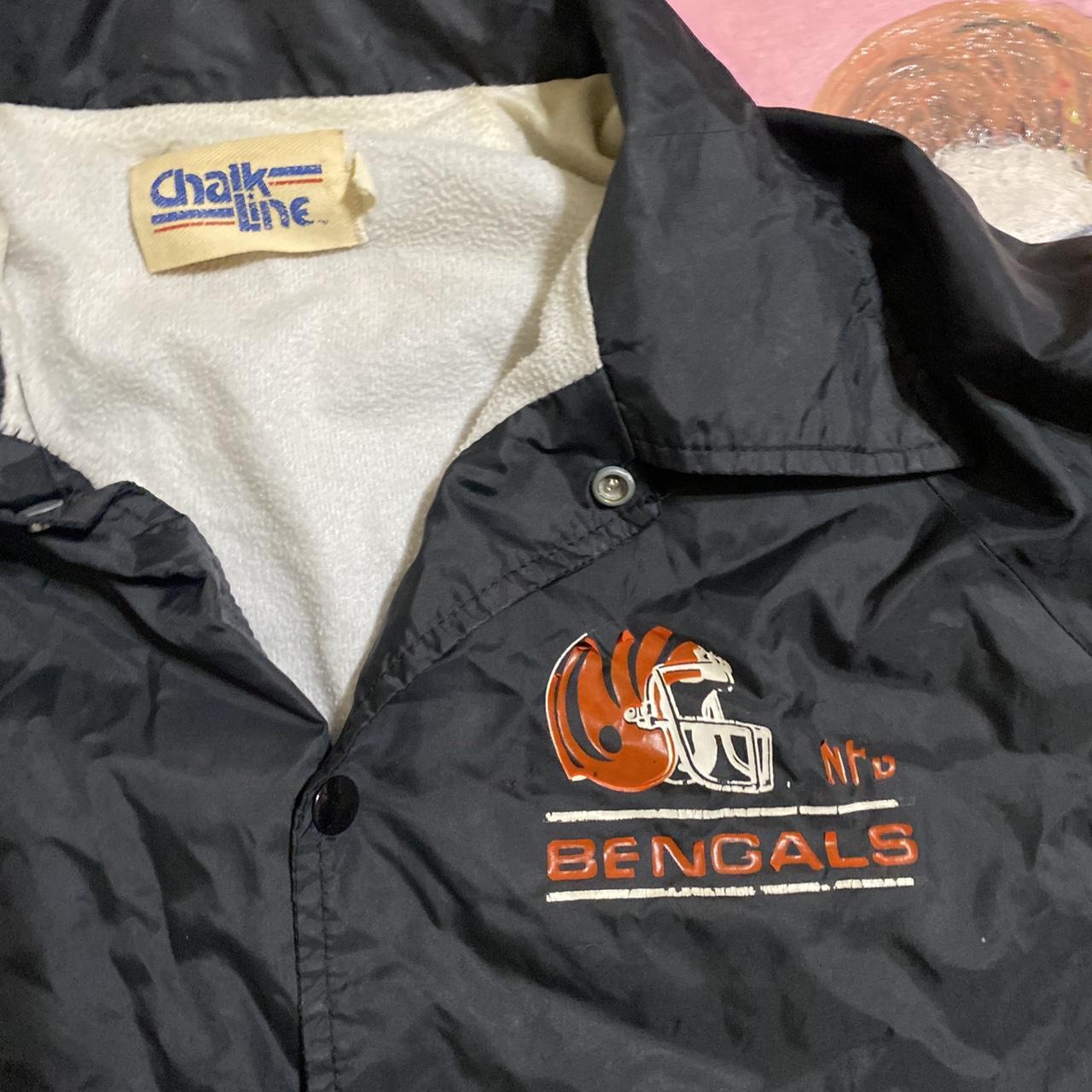 Vintage Cincinnati Bengals Chalk Line Jacket NFL Football 90s – For All To  Envy