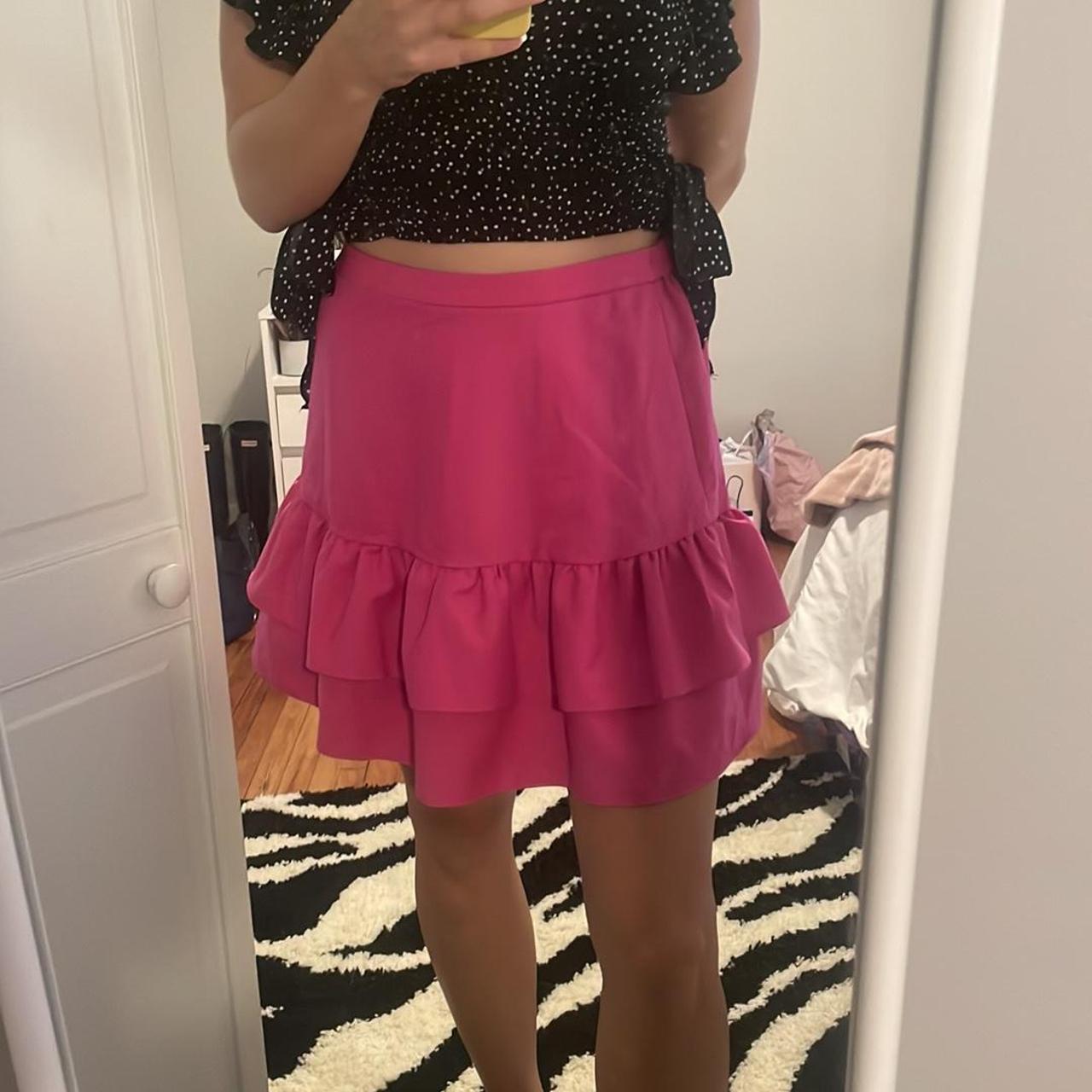 J crew ruffle outlet skirt