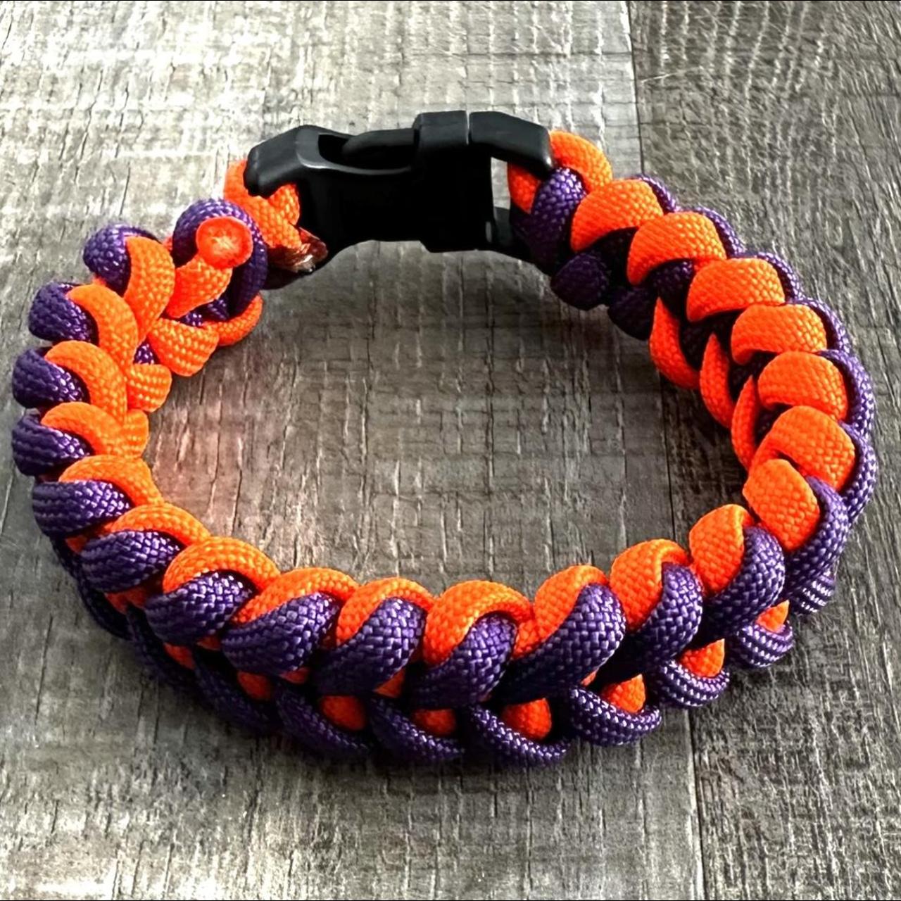 Handmade Small Paracord Survival Bracelet Handmade - Depop