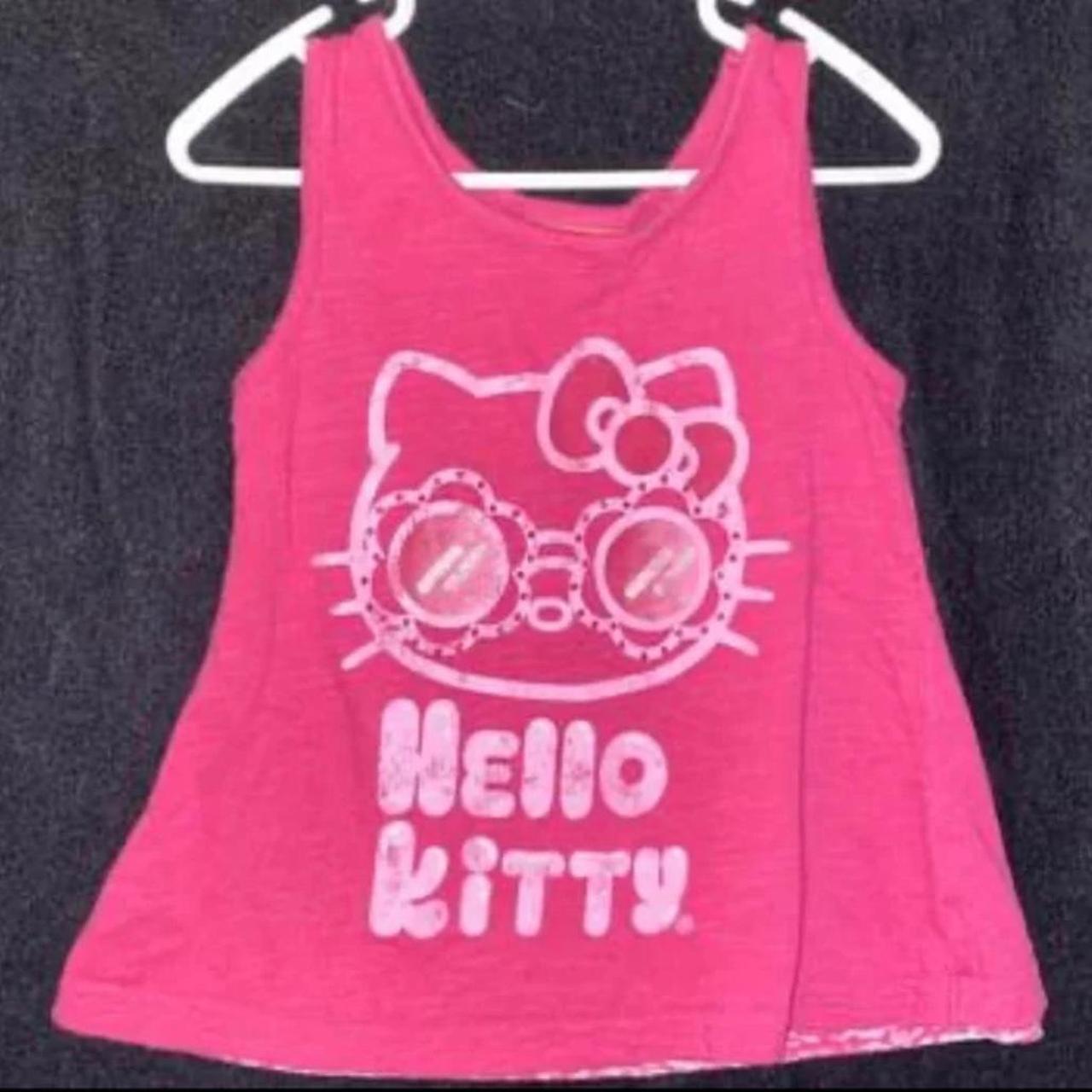Girls XS Sanrio Hello Kitty Distressed Tee Girls XS... Depop