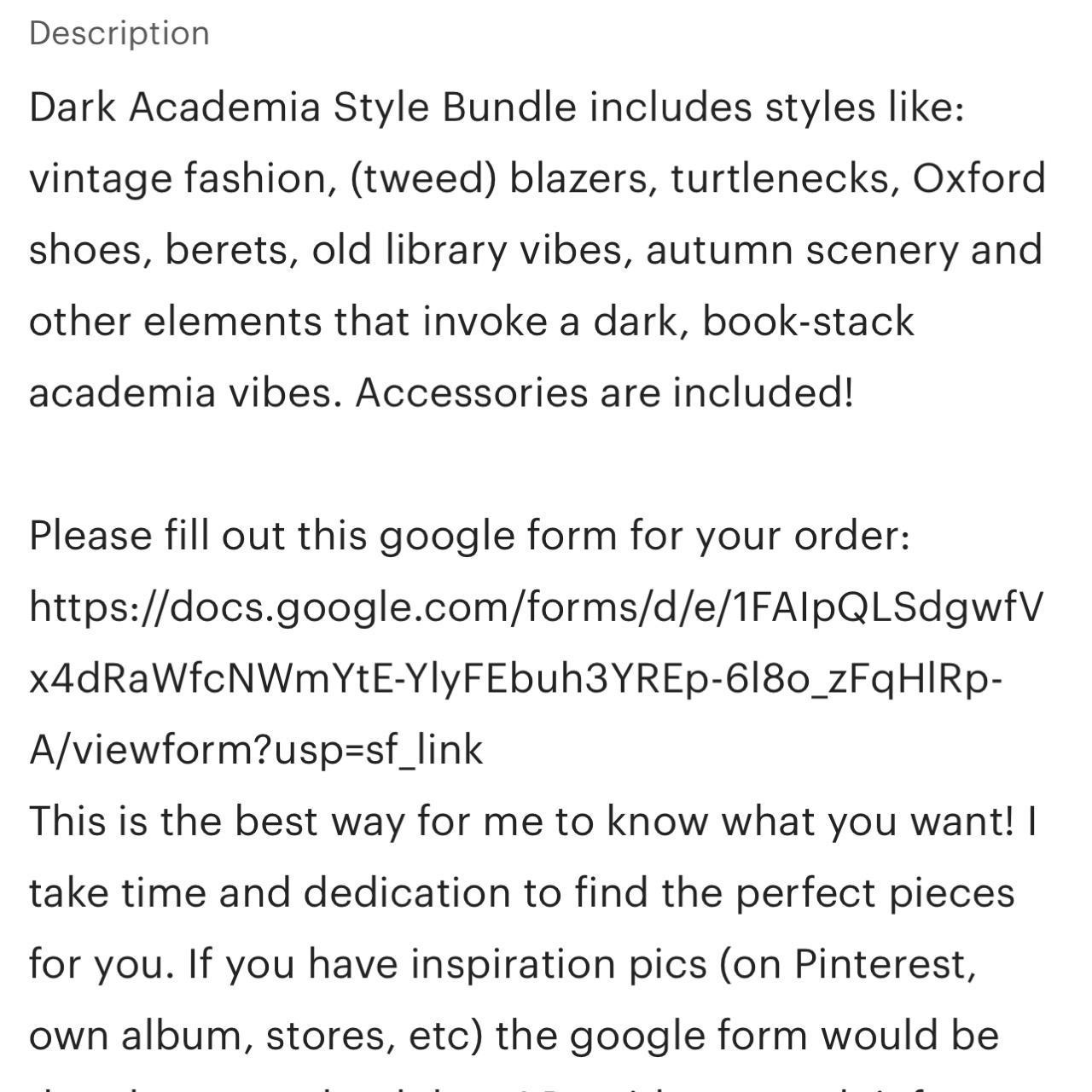 Curated style bundle! Academia aesthetic Please - Depop