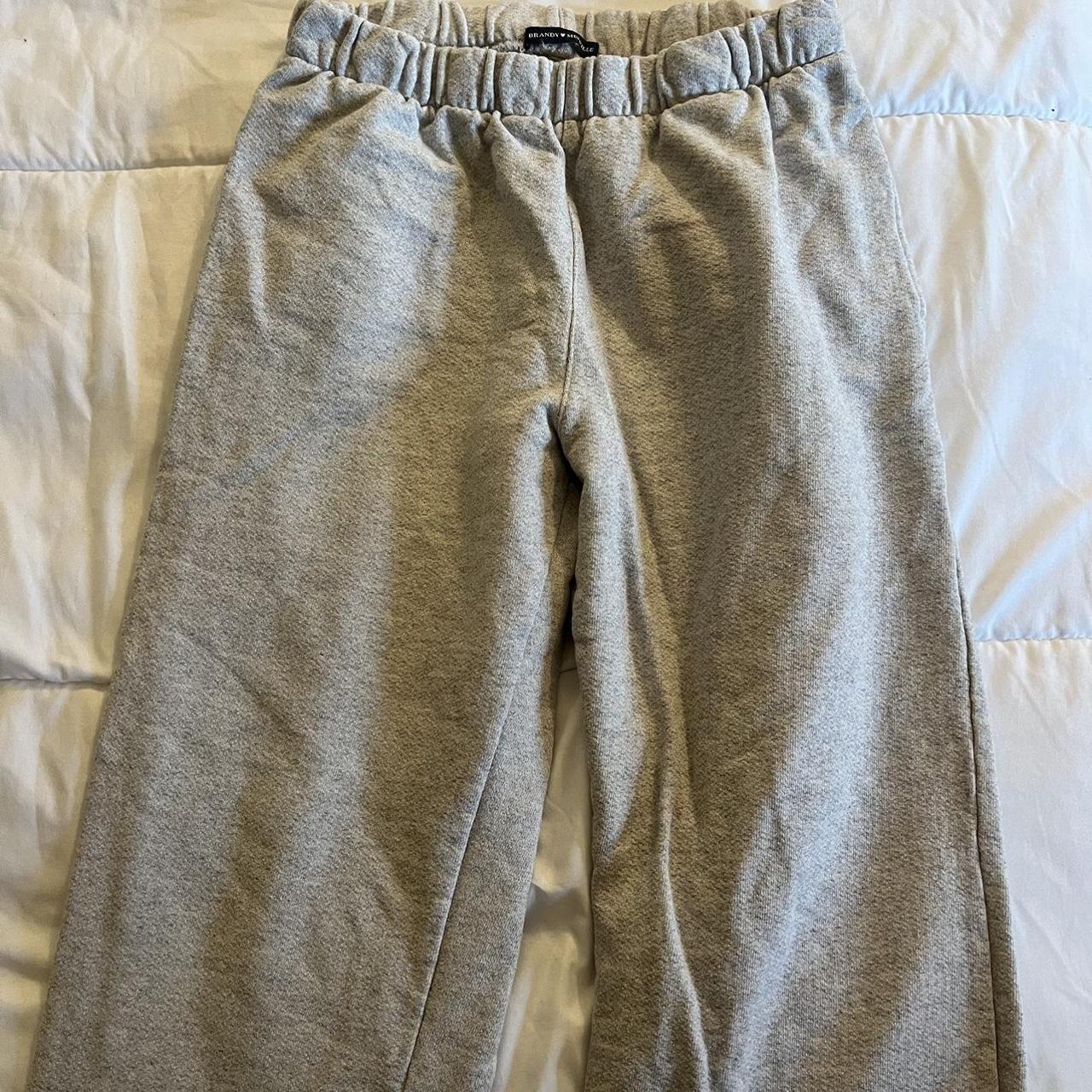brandy melville grey flare... Depop