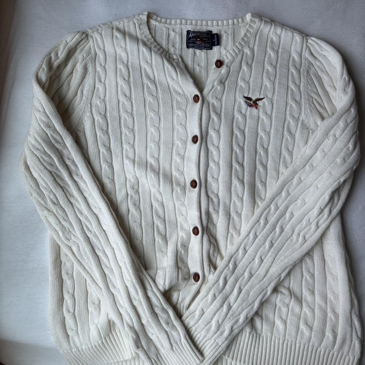 Women Y2k Cardigan Sweater Long Sleeve Button Down Chunky