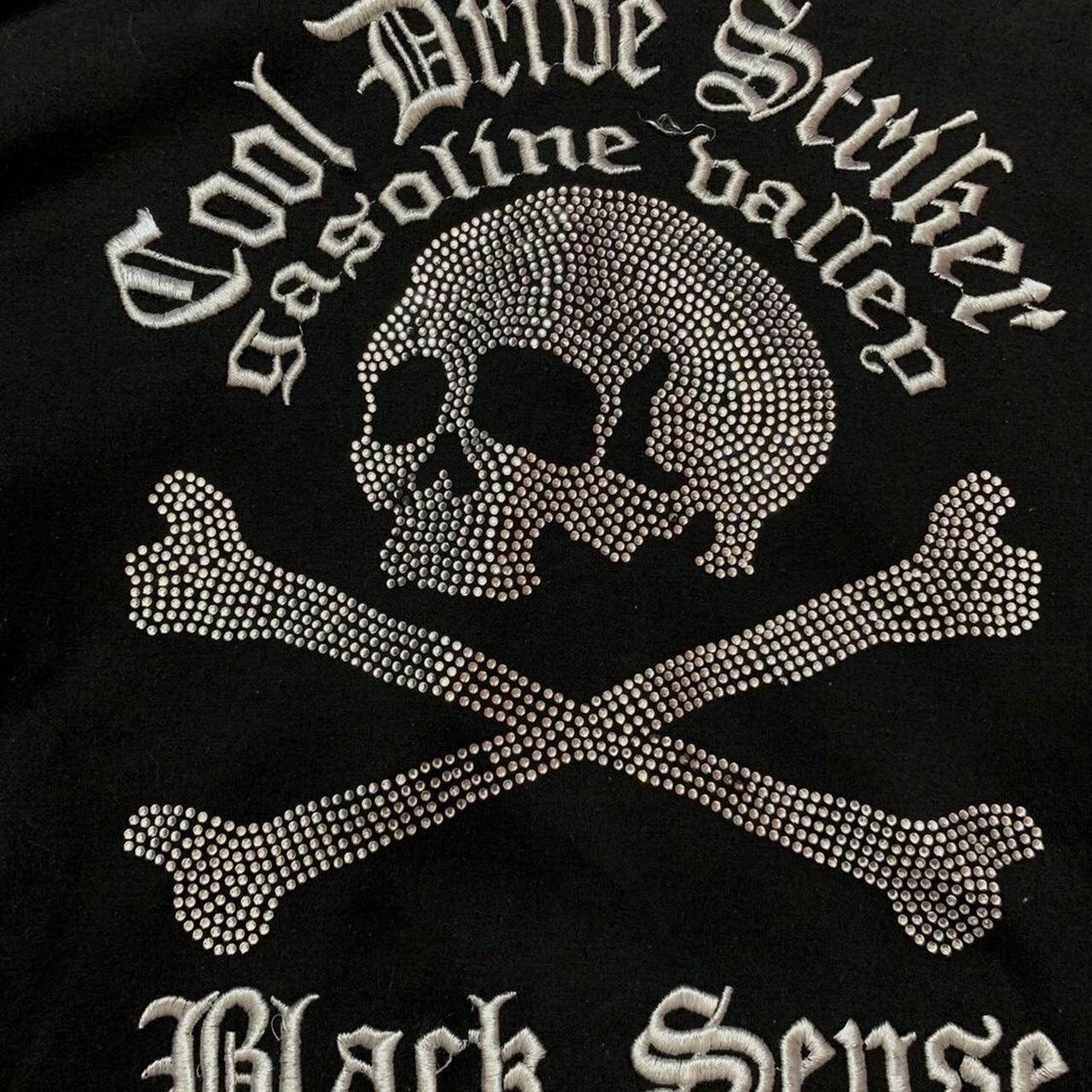 Japanese Brand CDS BLACK SENSE Skull Sweater Hoodie...