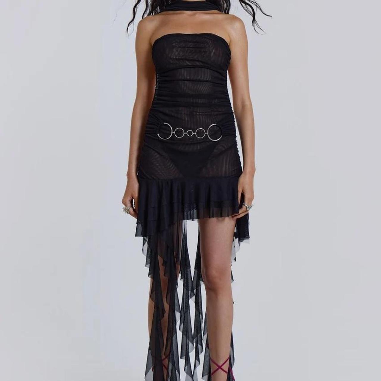 jaded london green dress