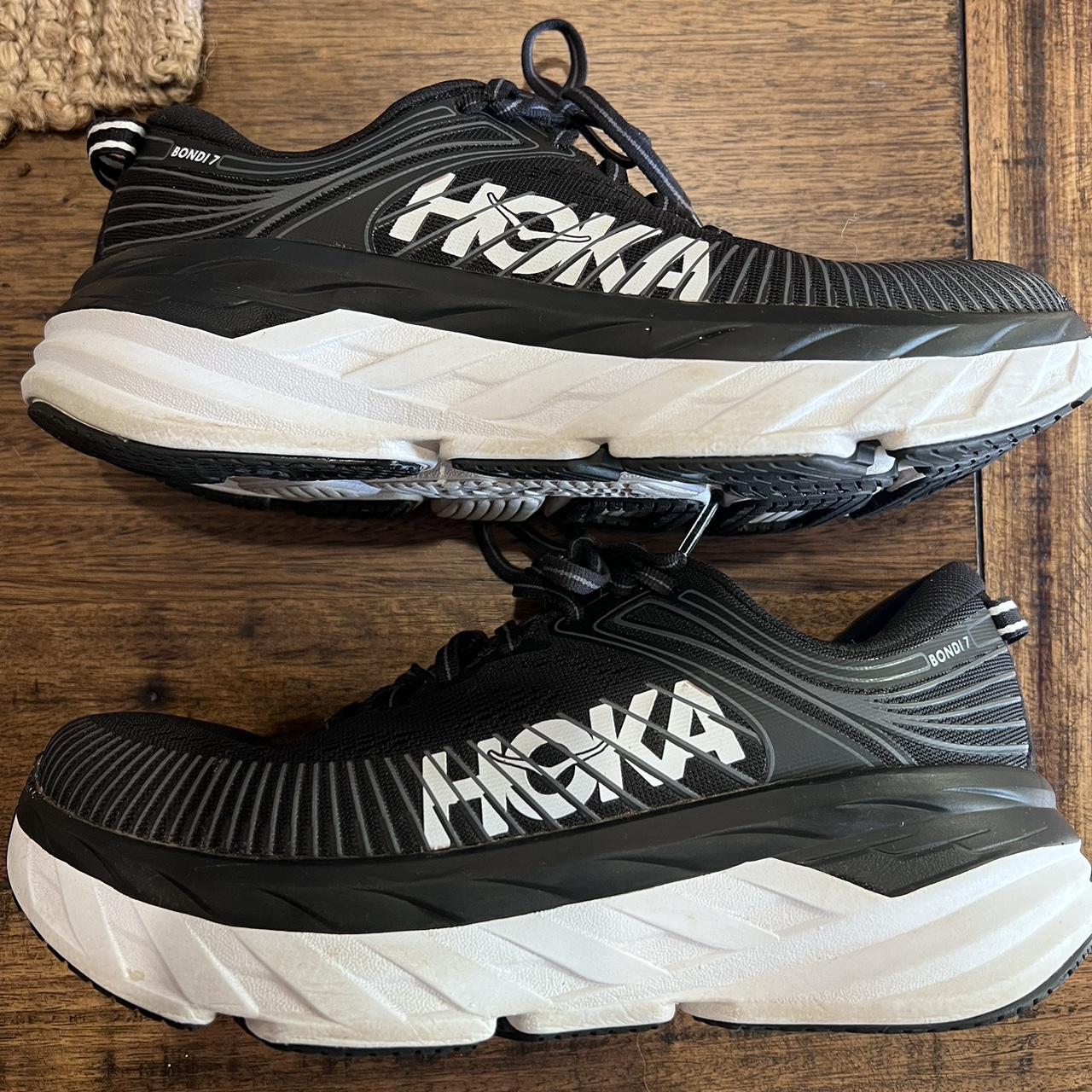 Size 8B black hokas Worn a handful of times RRP: $270 - Depop