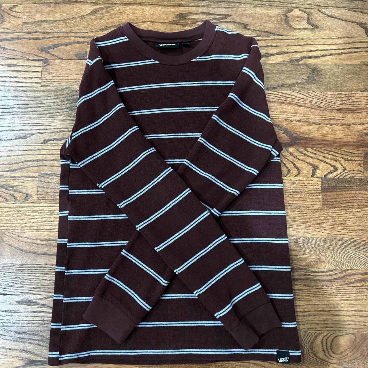 Vans Women's Brown and Grey Jumper Depop