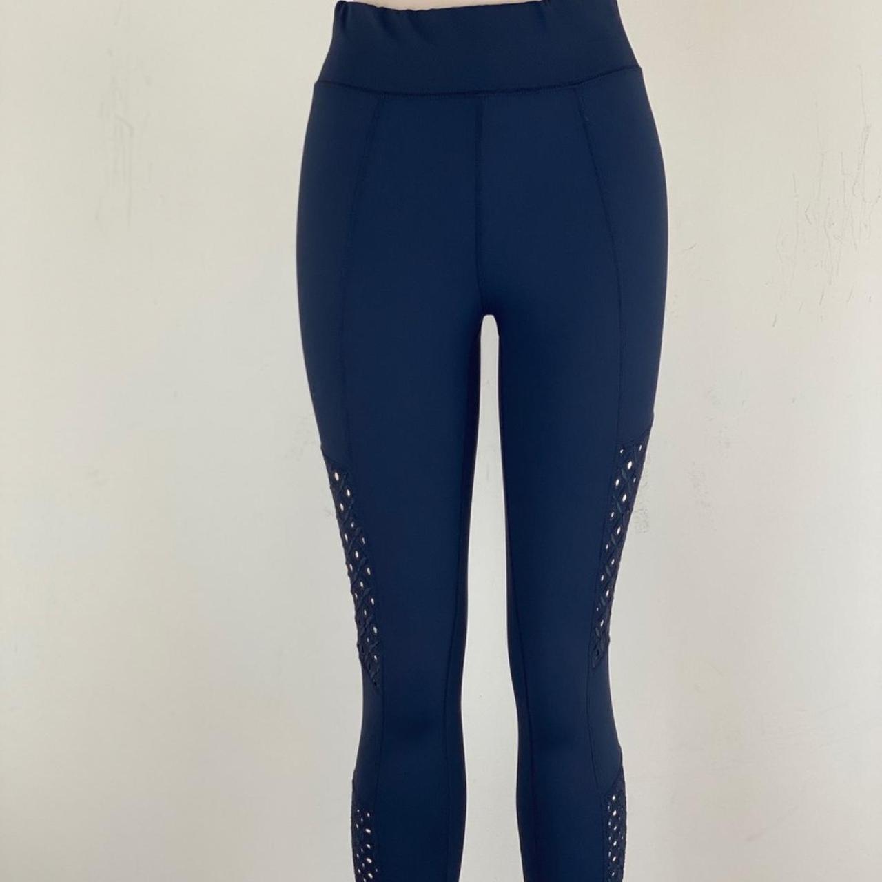 Carbon 38 Sayang Macrame Legging in Black. size S. - Depop