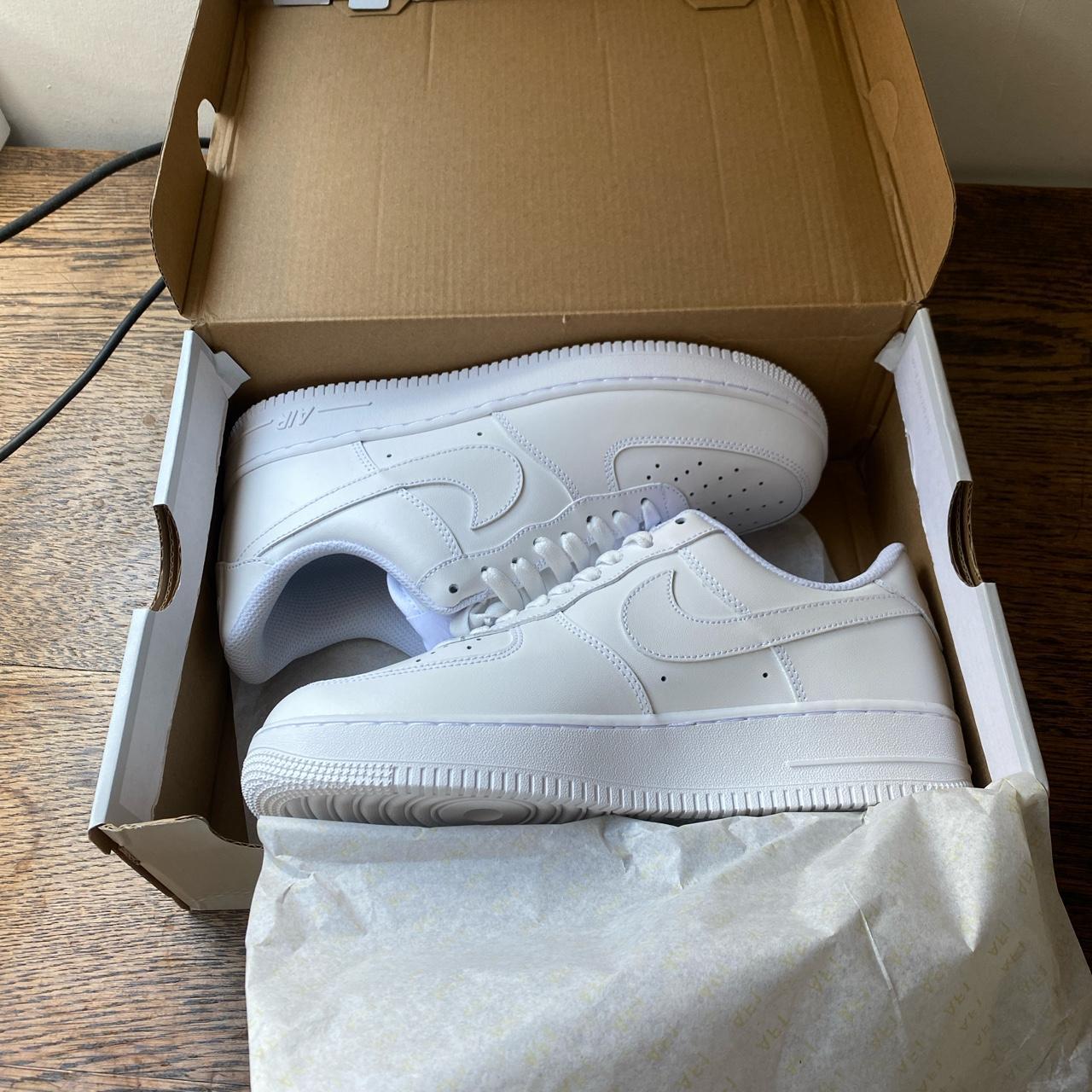 Nike Air Force 1 Triple White BRAND NEW Size uk 8 - Depop