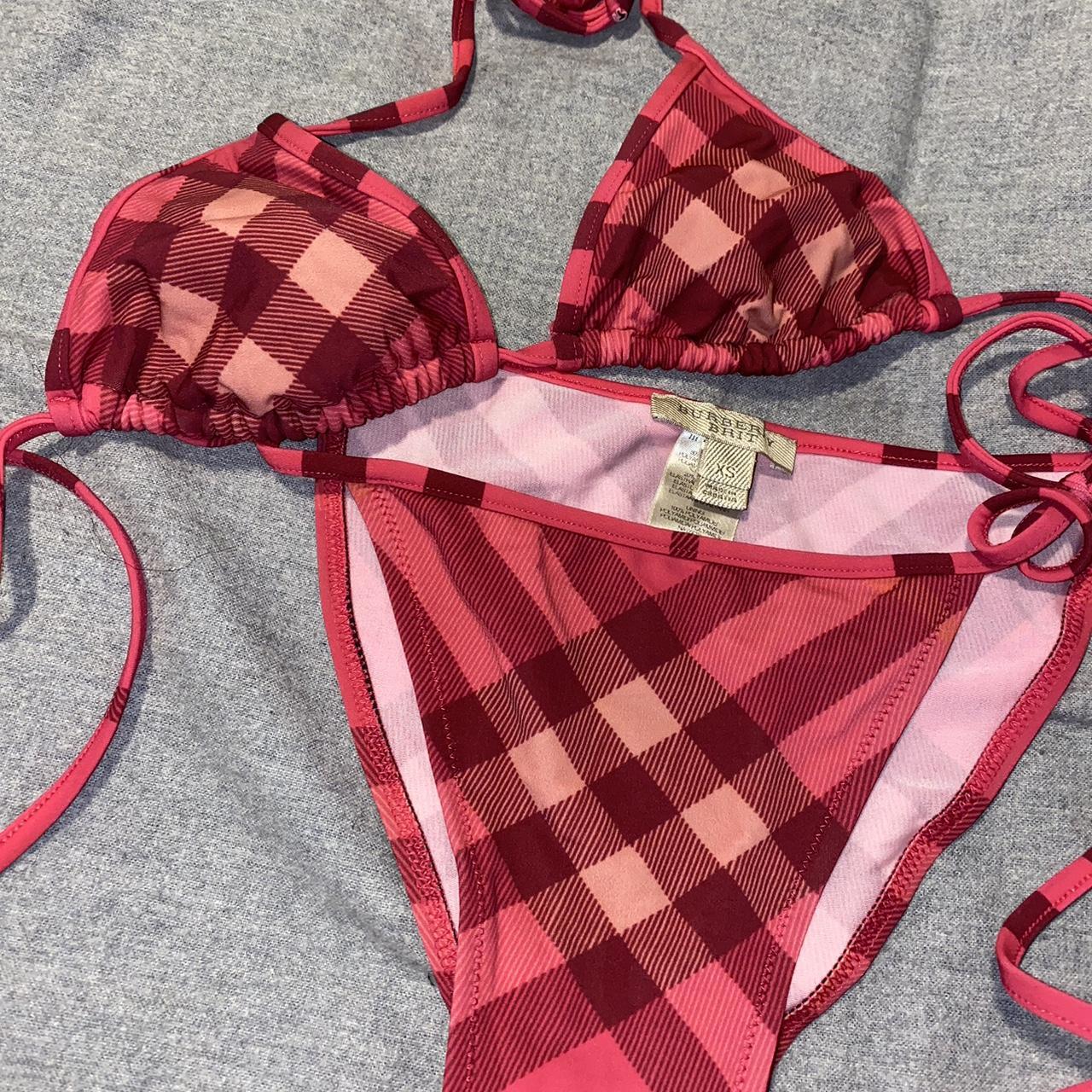 burberry bikini pink