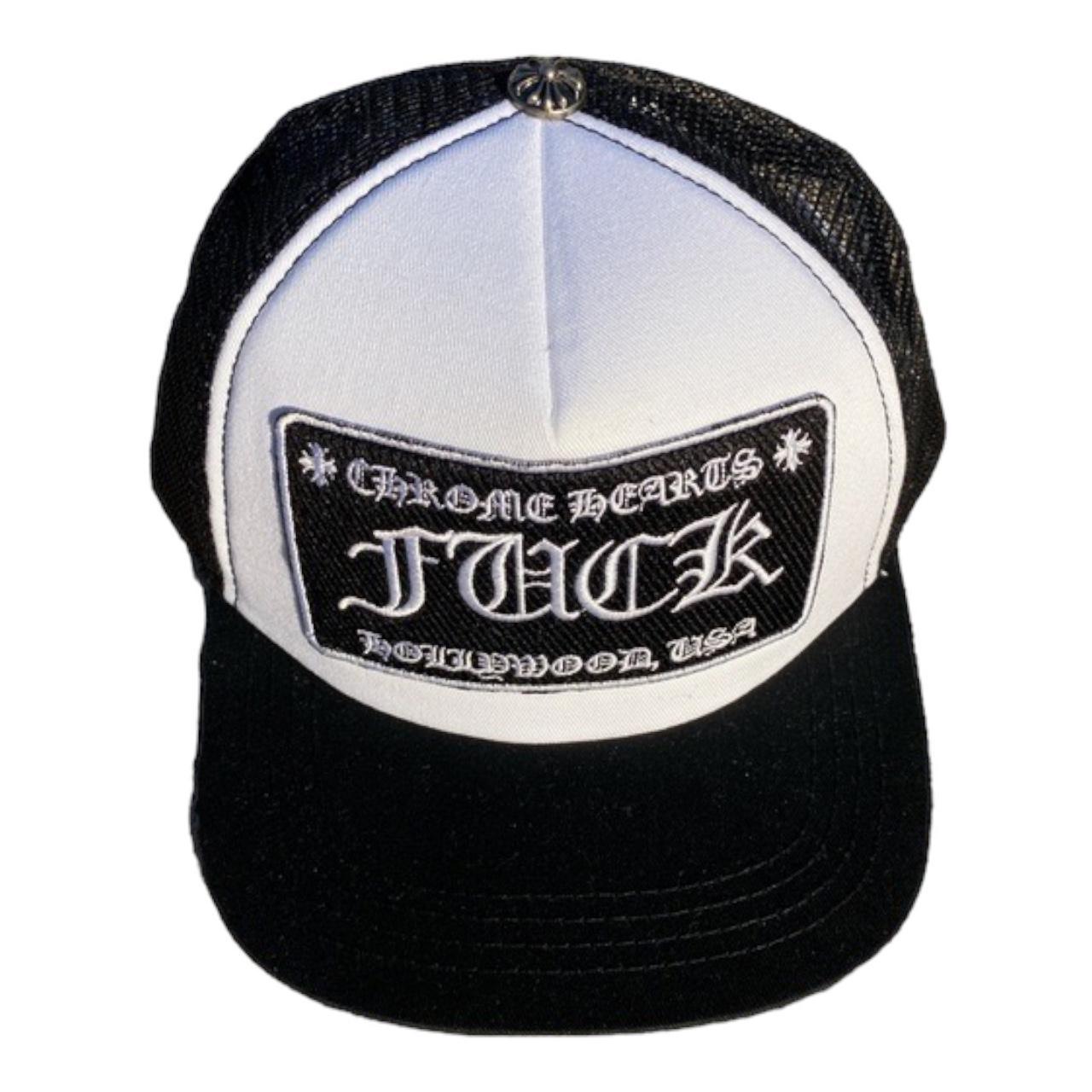CHROME HEARTS “FUCK” TRUCKER CAP - Purchased in - Depop