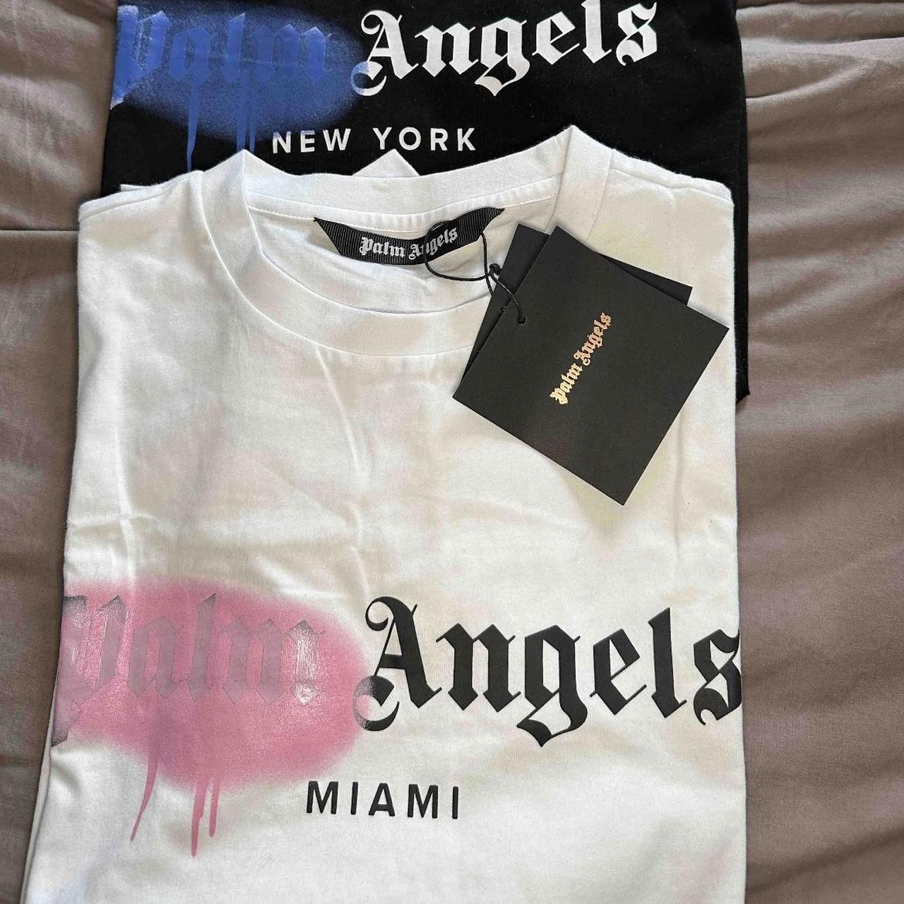 palm angel t shirt pink