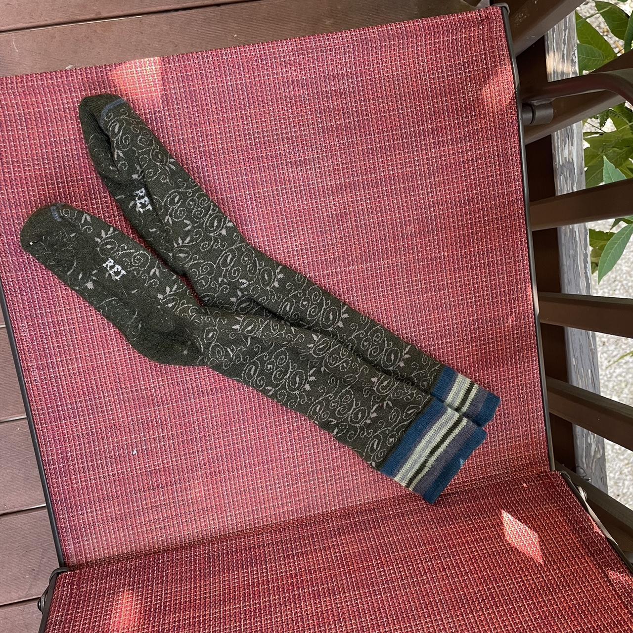 REI ski socks! So warm I’m a size 8 and they fit... Depop