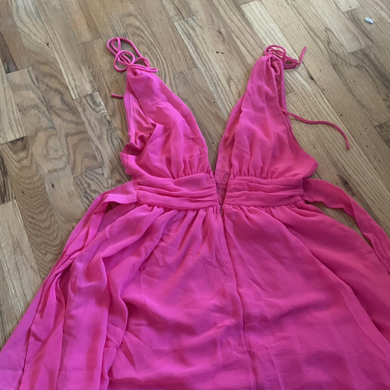 Lucy in the Sky Women's Pink Dress | Depop