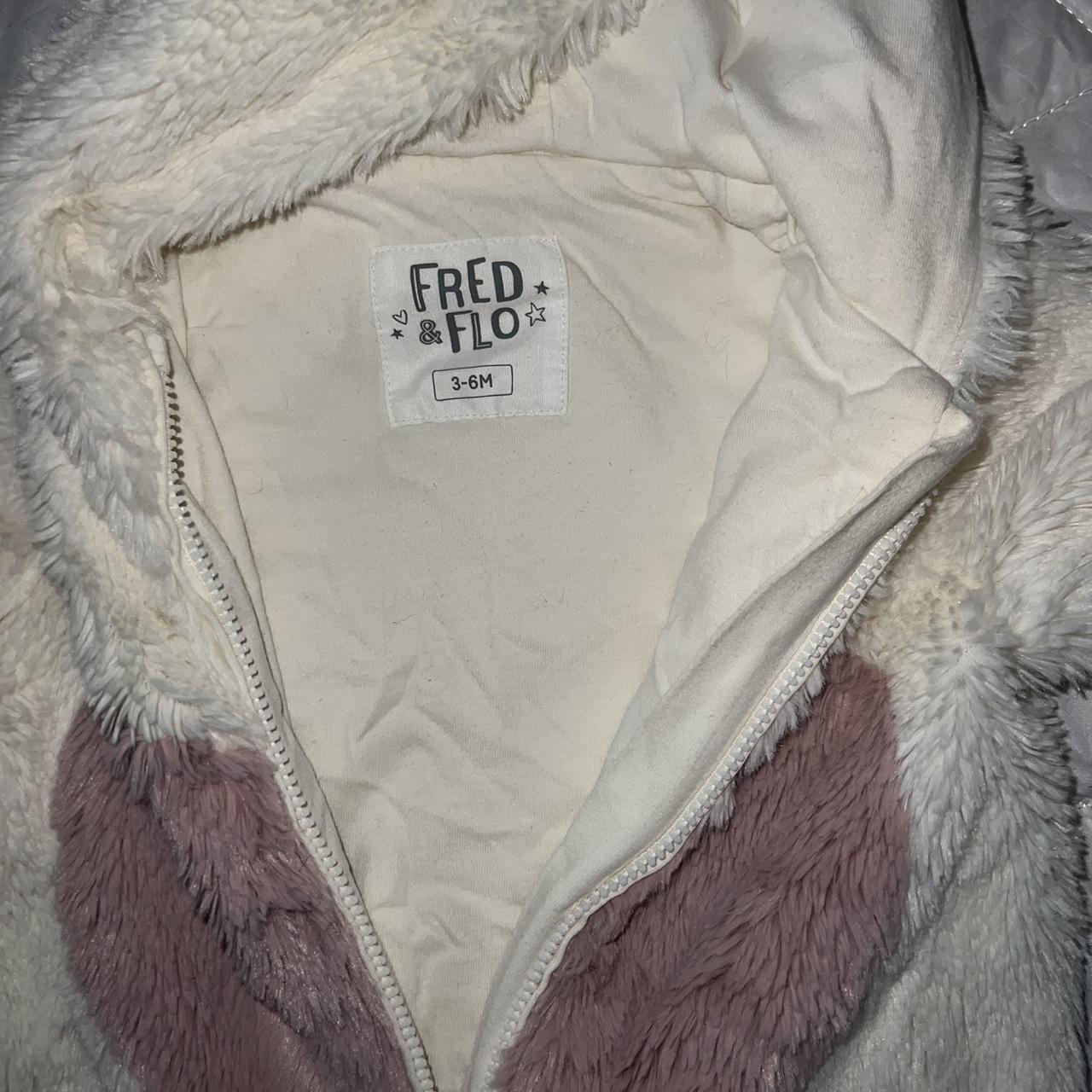 F&F Pink and White Jacket Depop