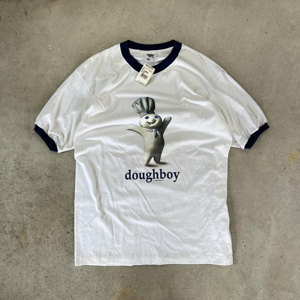 90s DEADSTOCK PILSBURY DOUGHBOY SHIRT new with... Depop
